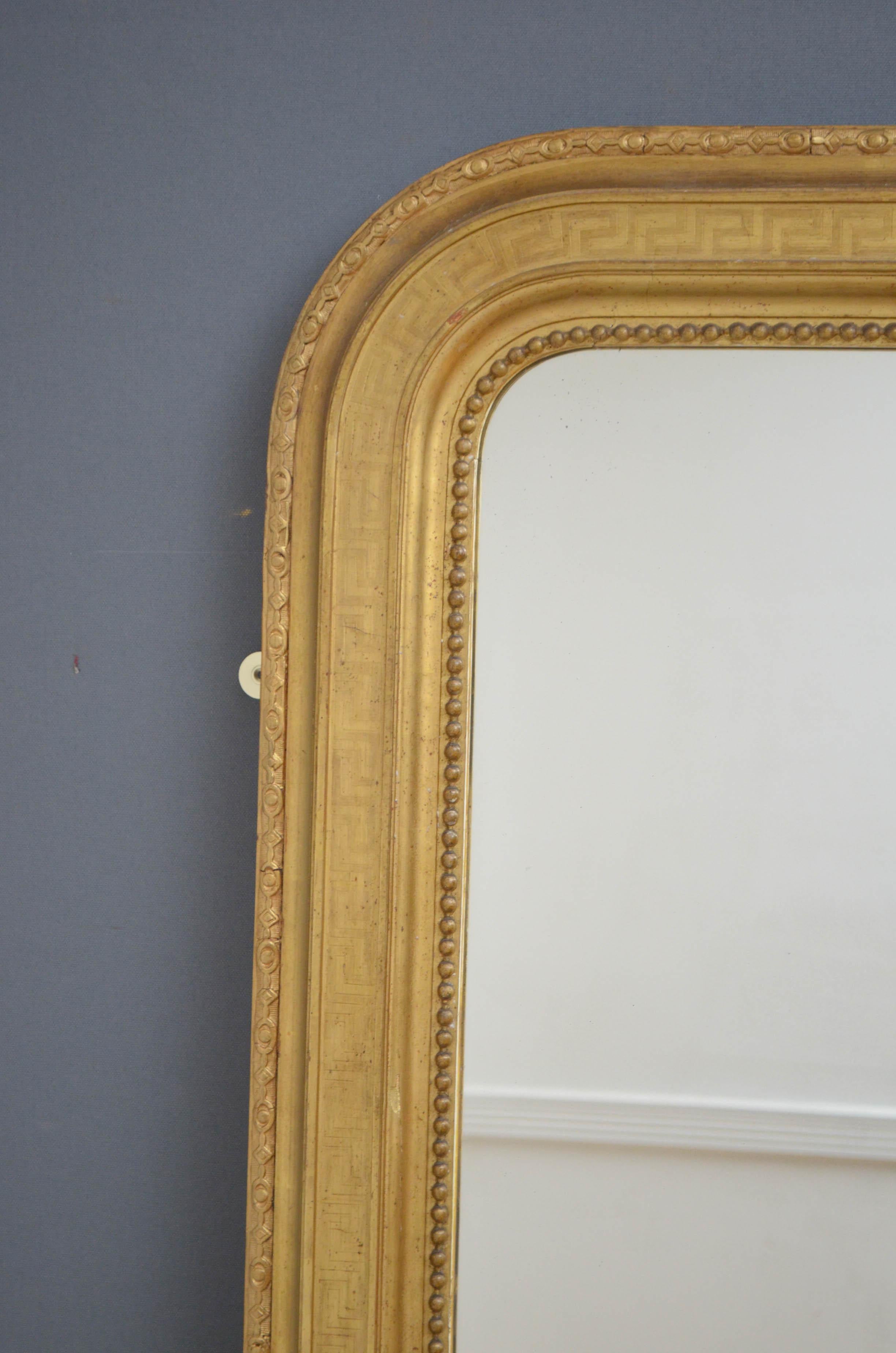 Pair of 19th Century French Giltwood Mirrors 4