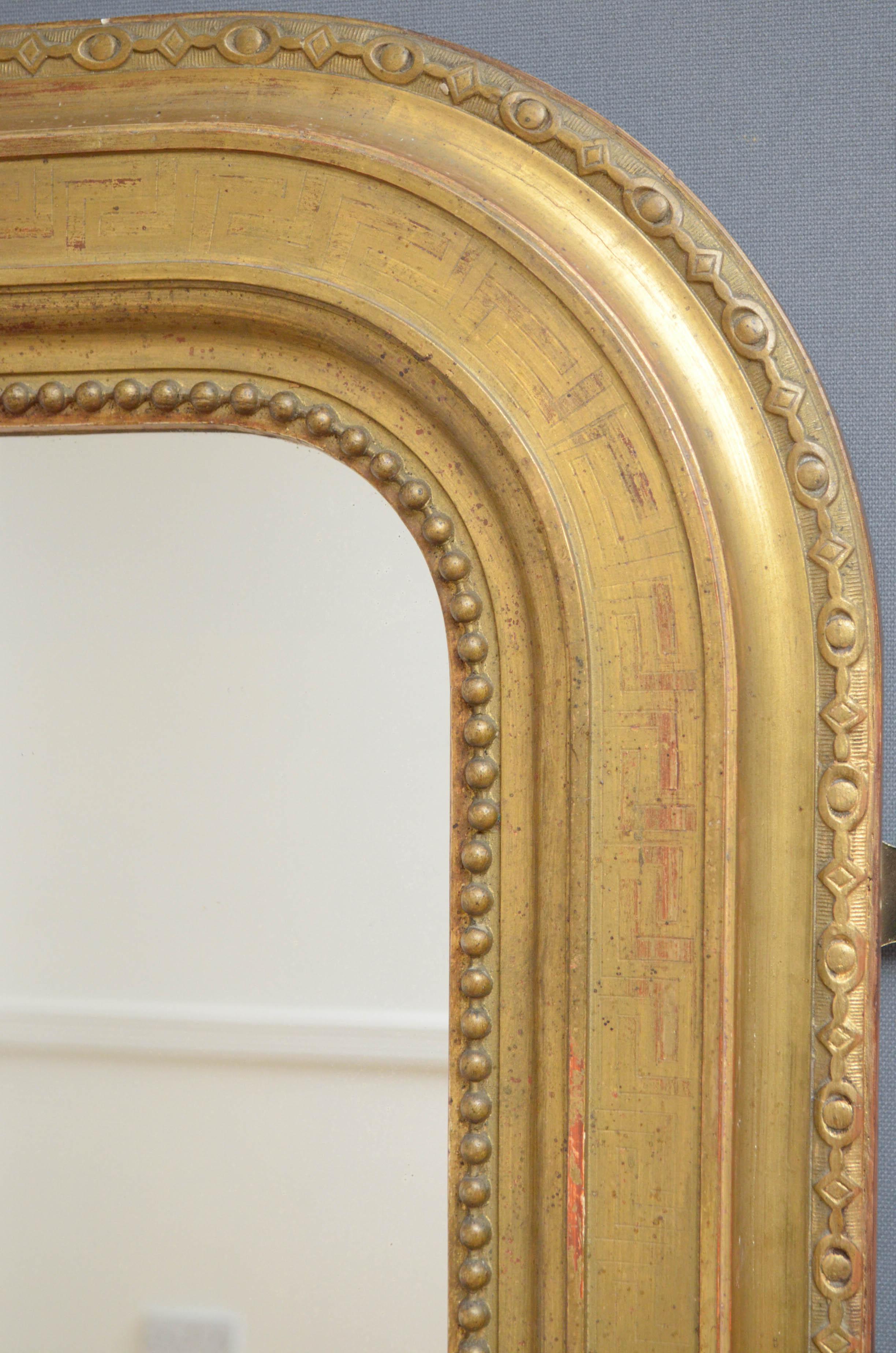 Pair of 19th Century French Giltwood Mirrors 7