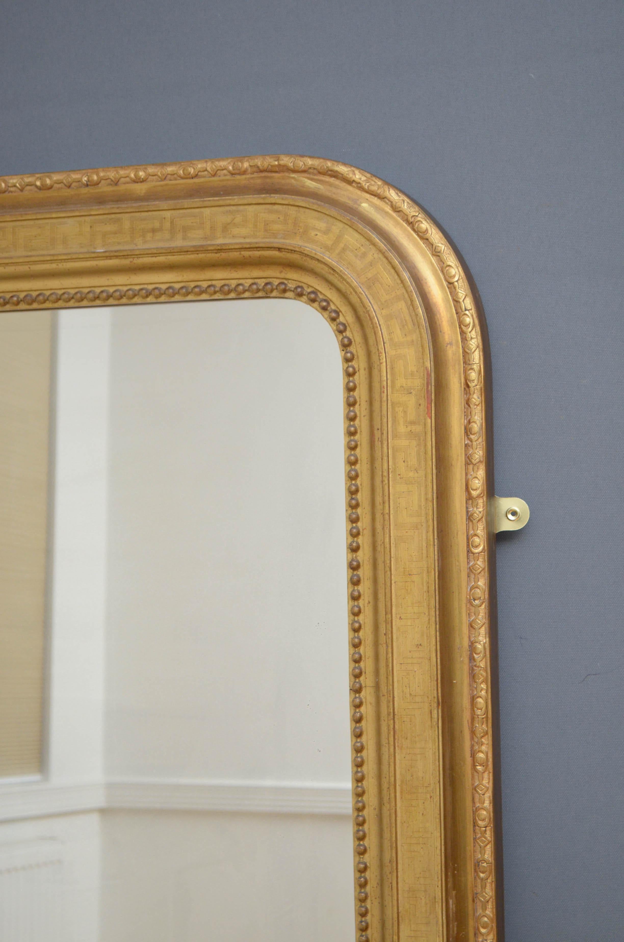 Pair of 19th Century French Giltwood Mirrors 10