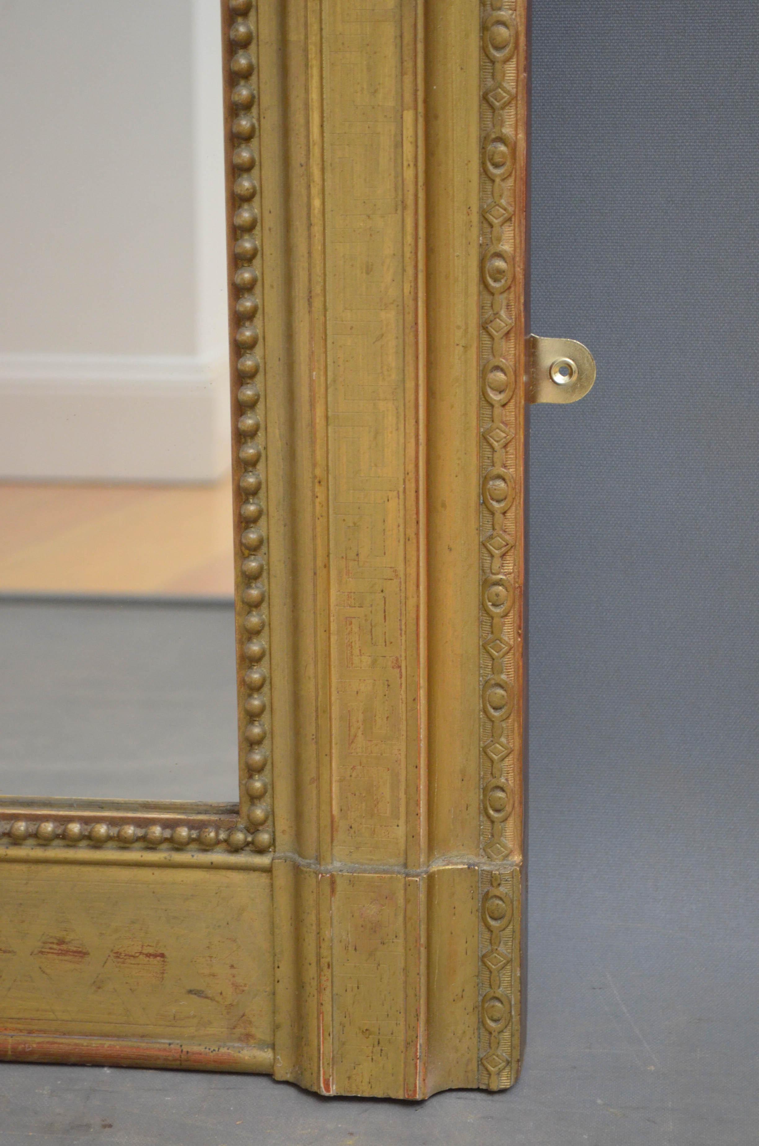 Pair of 19th Century French Giltwood Mirrors 11