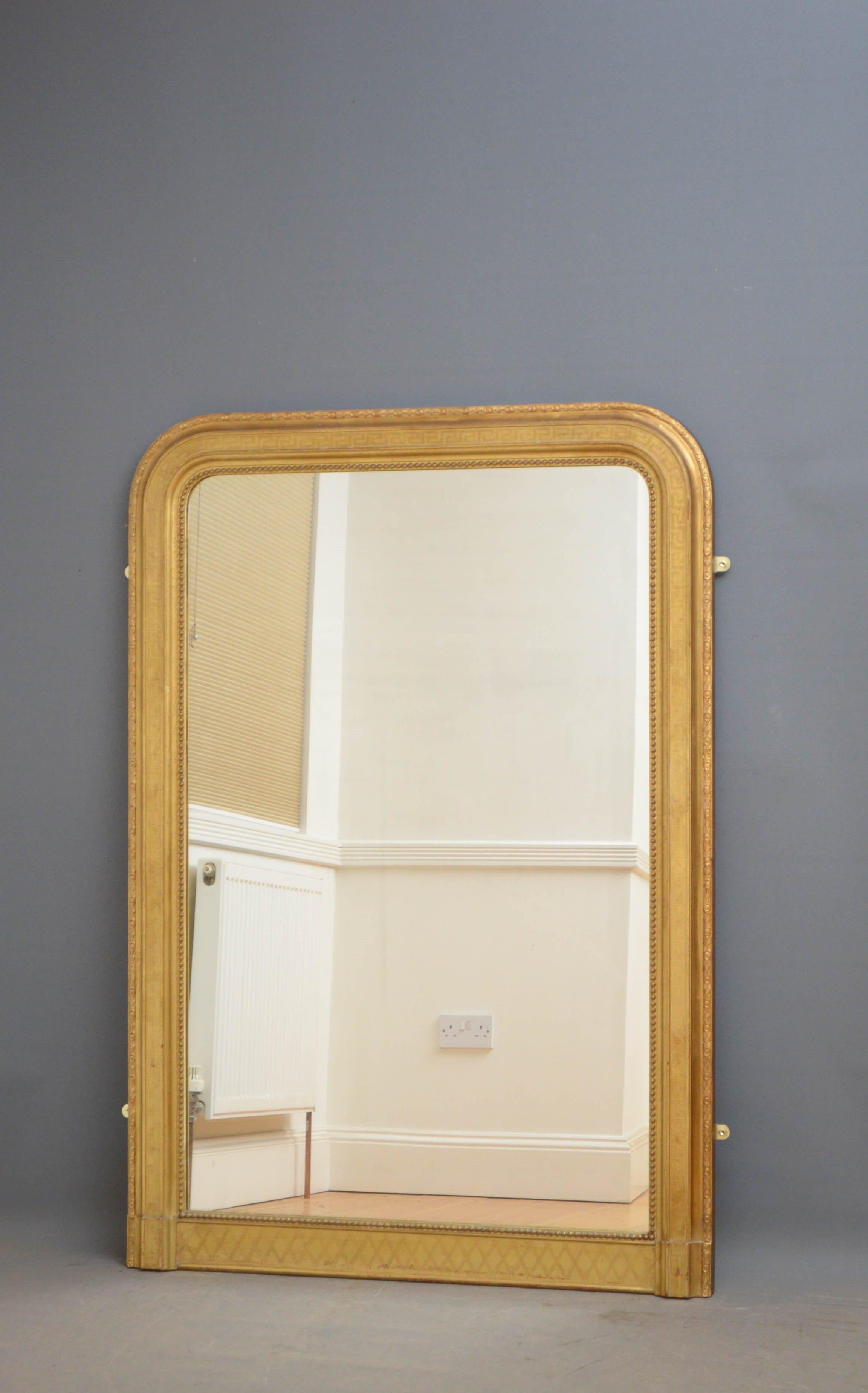 Pair of 19th Century French Giltwood Mirrors In Good Condition In Whaley Bridge, GB