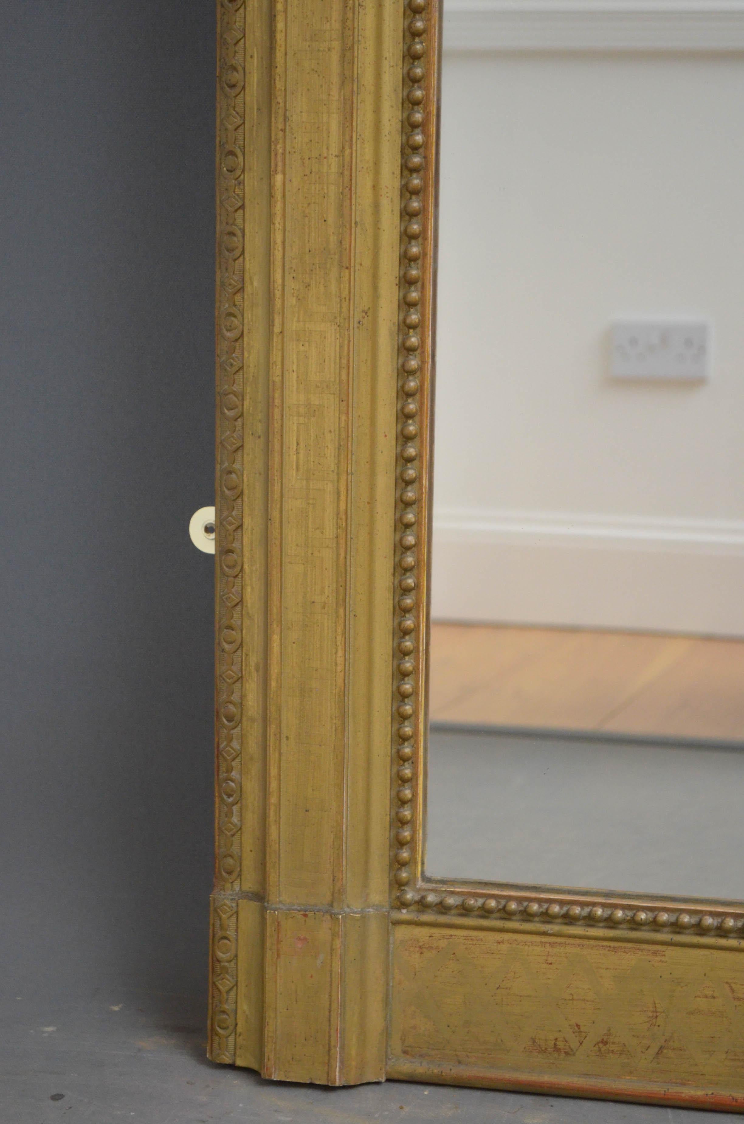 Pair of 19th Century French Giltwood Mirrors 1