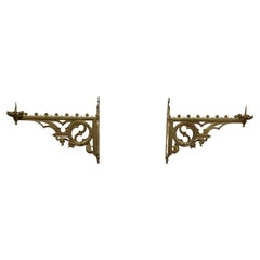 Pair of 19th Century French Gothic Wall Sconces