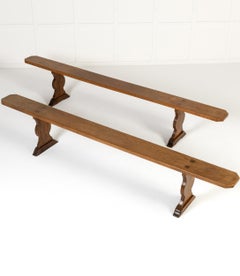 Pair of 19th Century French Hall Benches