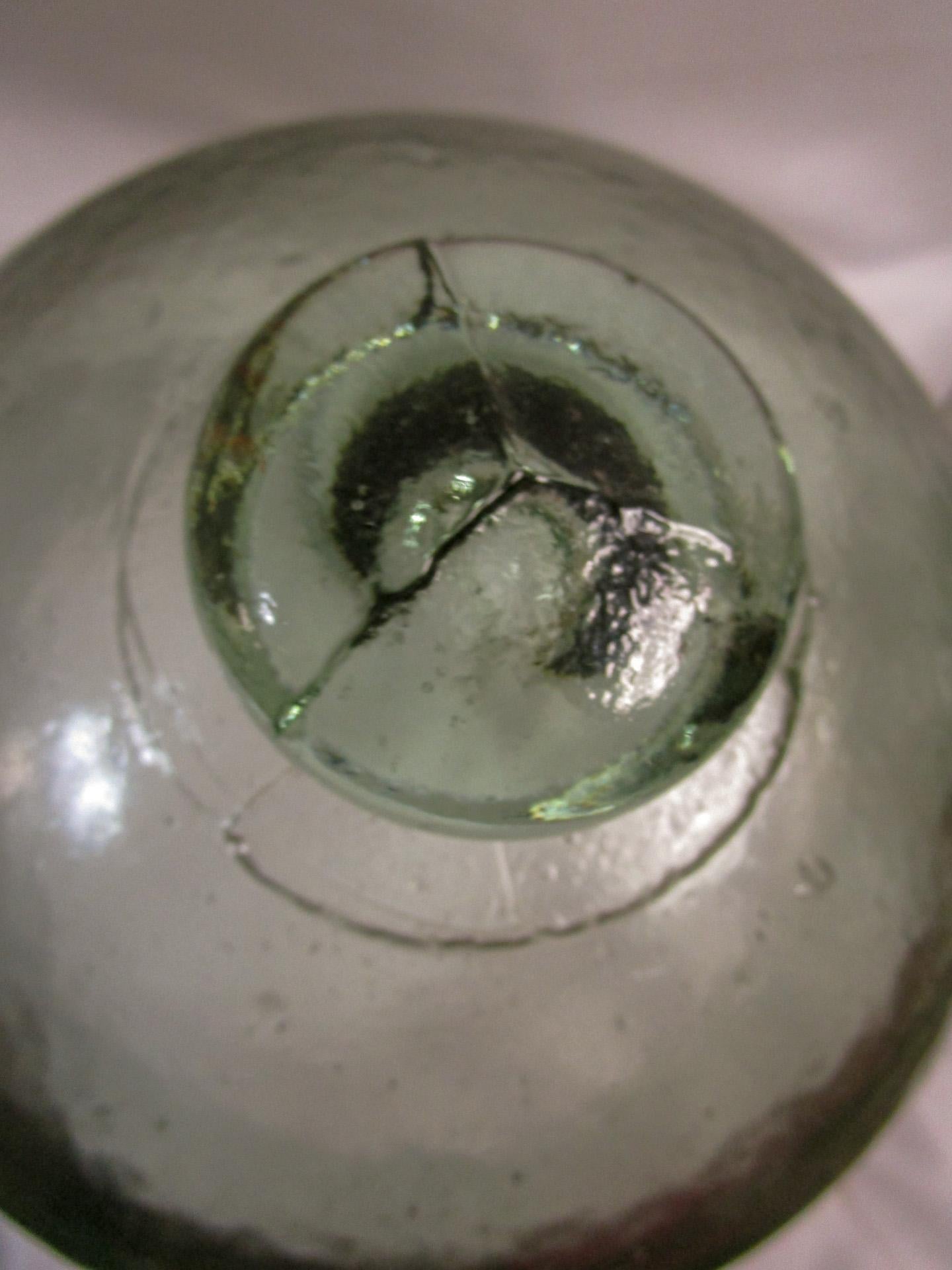 Country Paire de cloches de jardin françaises du 19ème siècle en verre soufflé à la main en forme de cloche en vente