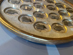 Pair of 19th Century French Intaglios in Gilt Oval Frames