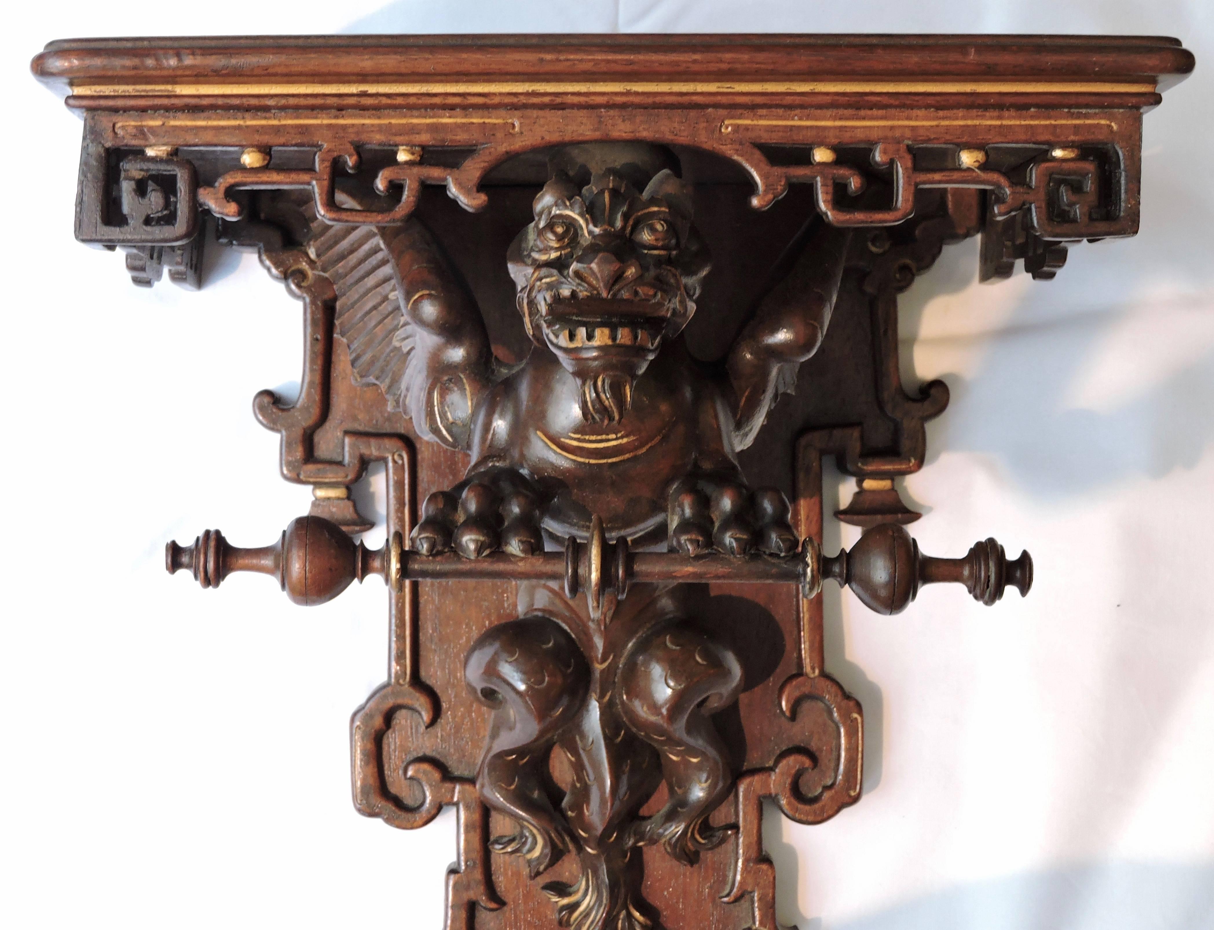 Pair of 19th Century French Japonisme Console Style Wall-Brackets In Good Condition In Saint-Ouen, FR