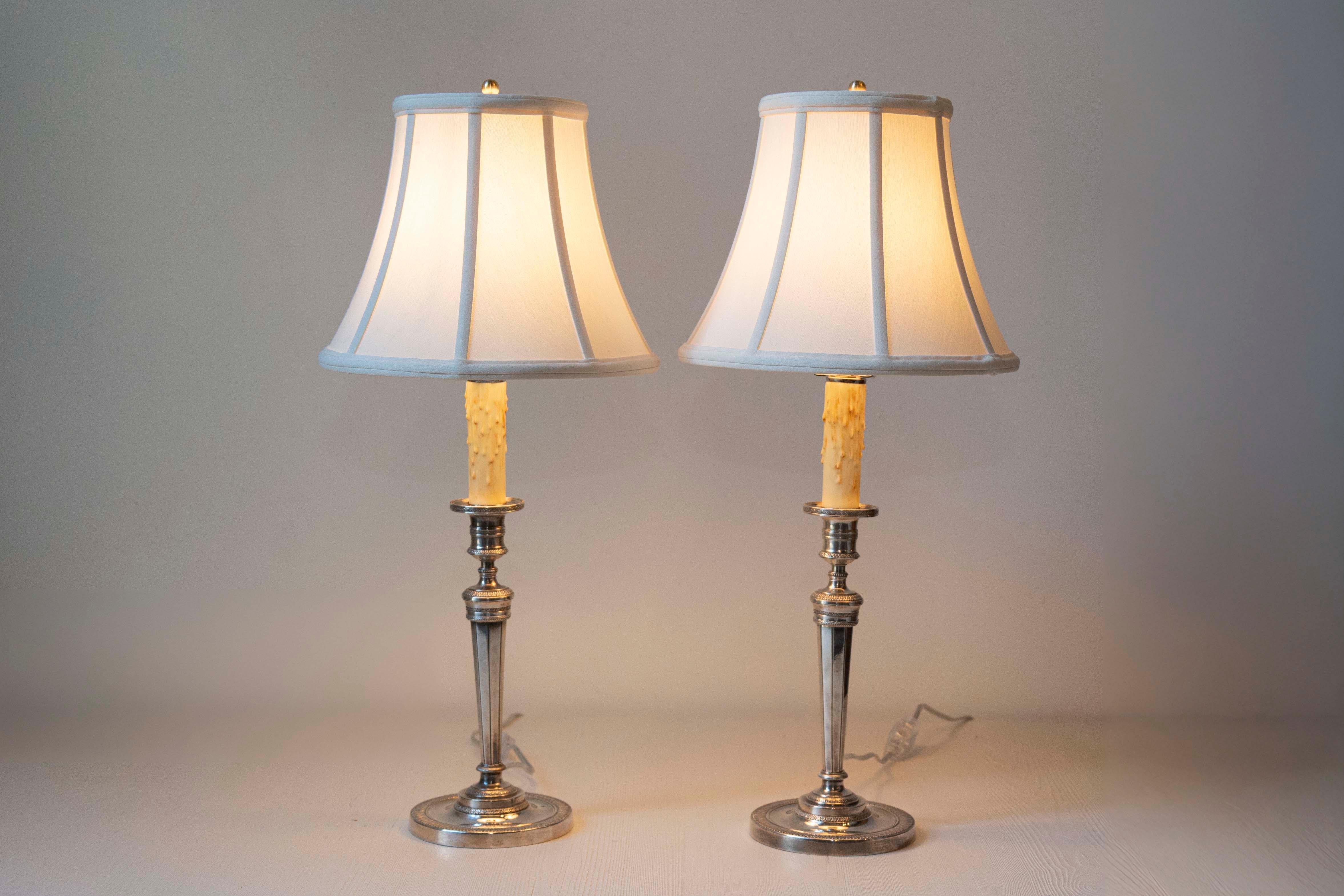 Neoclassico Coppia di lampade francesi del XIX secolo in vendita