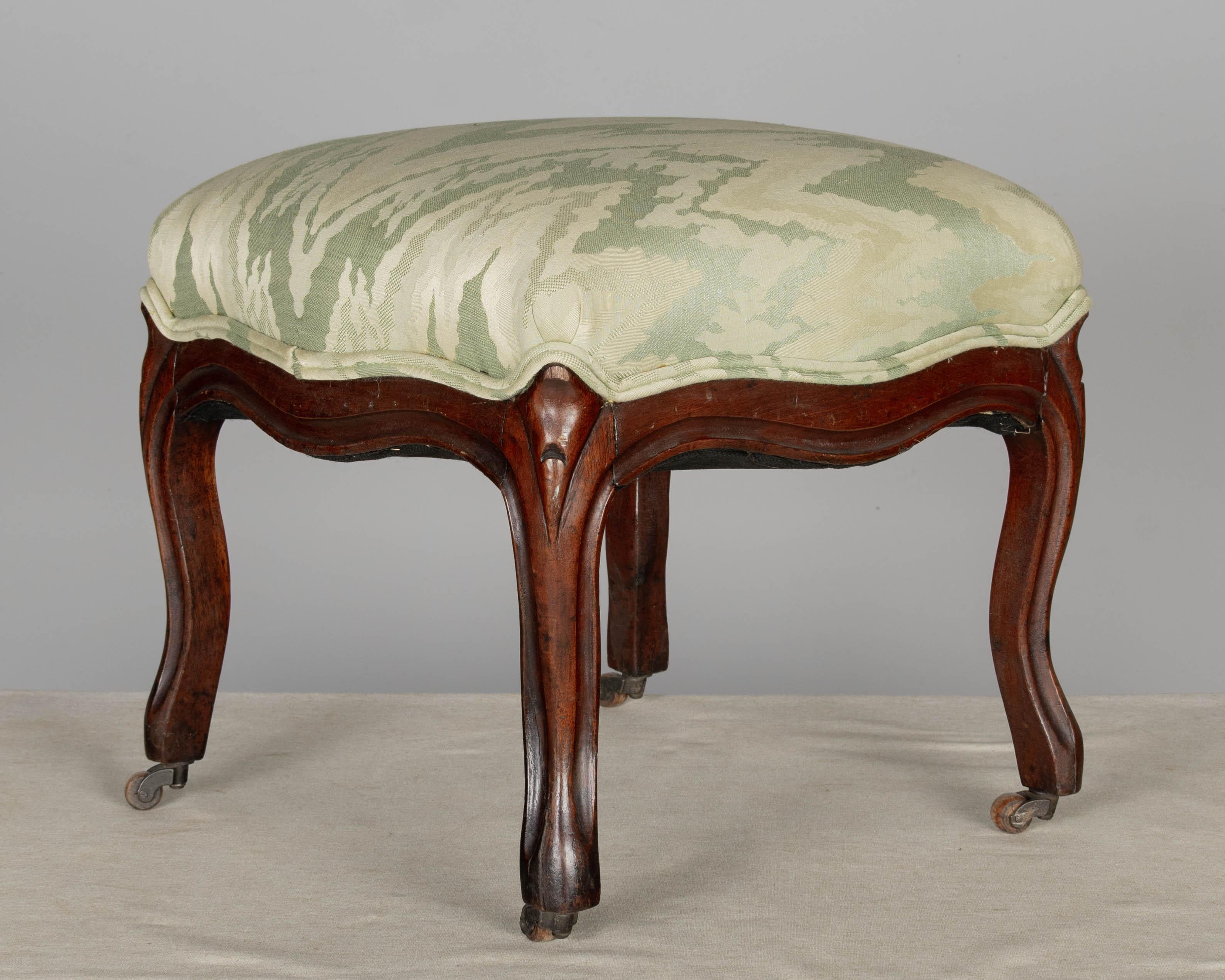 Pareja de taburetes de pie Louis Philippe franceses del siglo XIX en venta 5