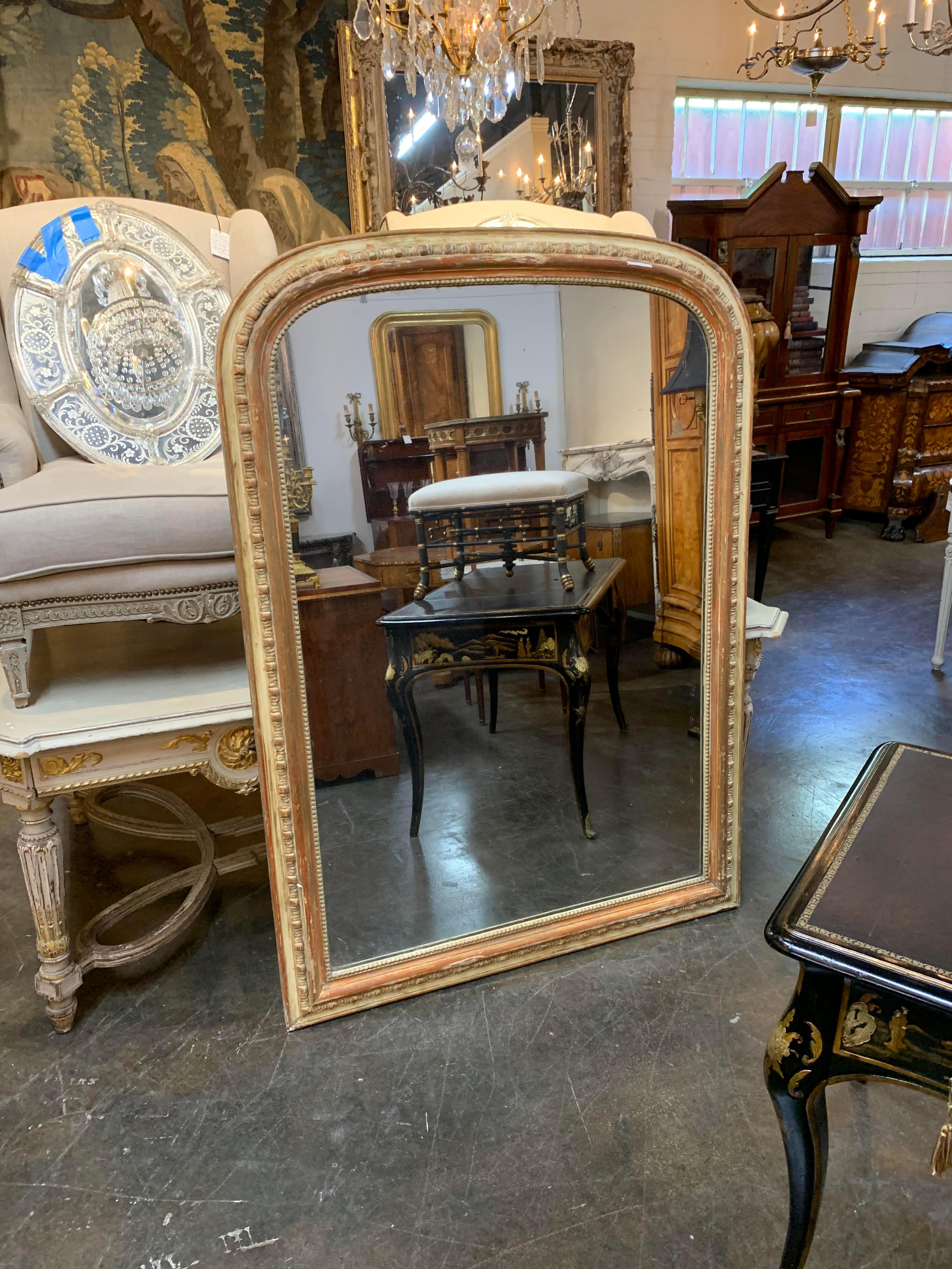 Pair of 19th Century French Louis Philippe Mirrors In Good Condition In Dallas, TX