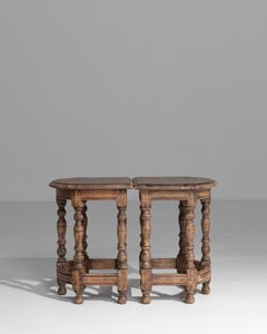 Pair Of 19th Century French Louis XIII Style Stools