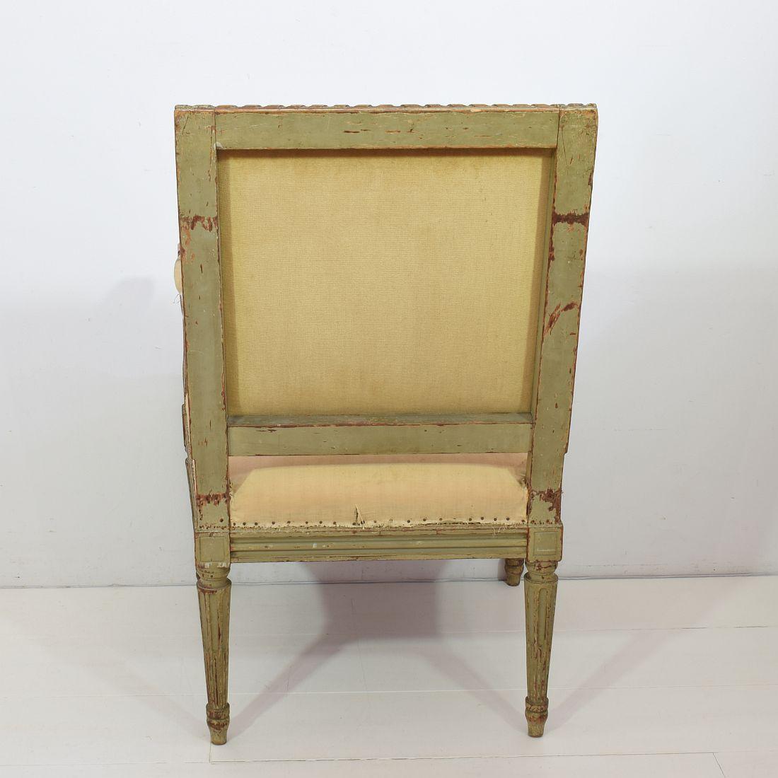 Pair of 19th Century French Louis XVI Style Armchairs 10