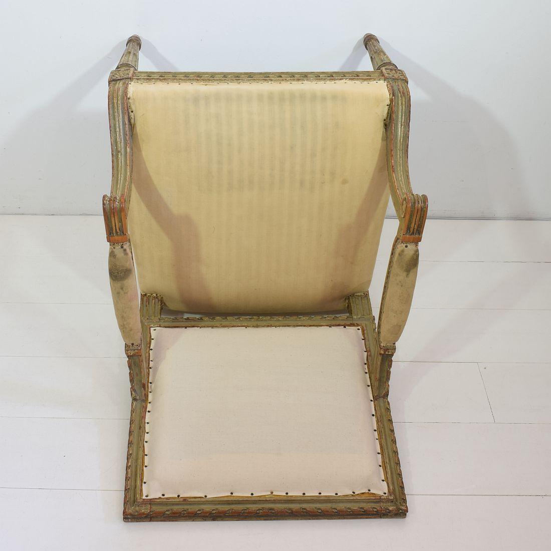 Pair of 19th Century French Louis XVI Style Armchairs 12