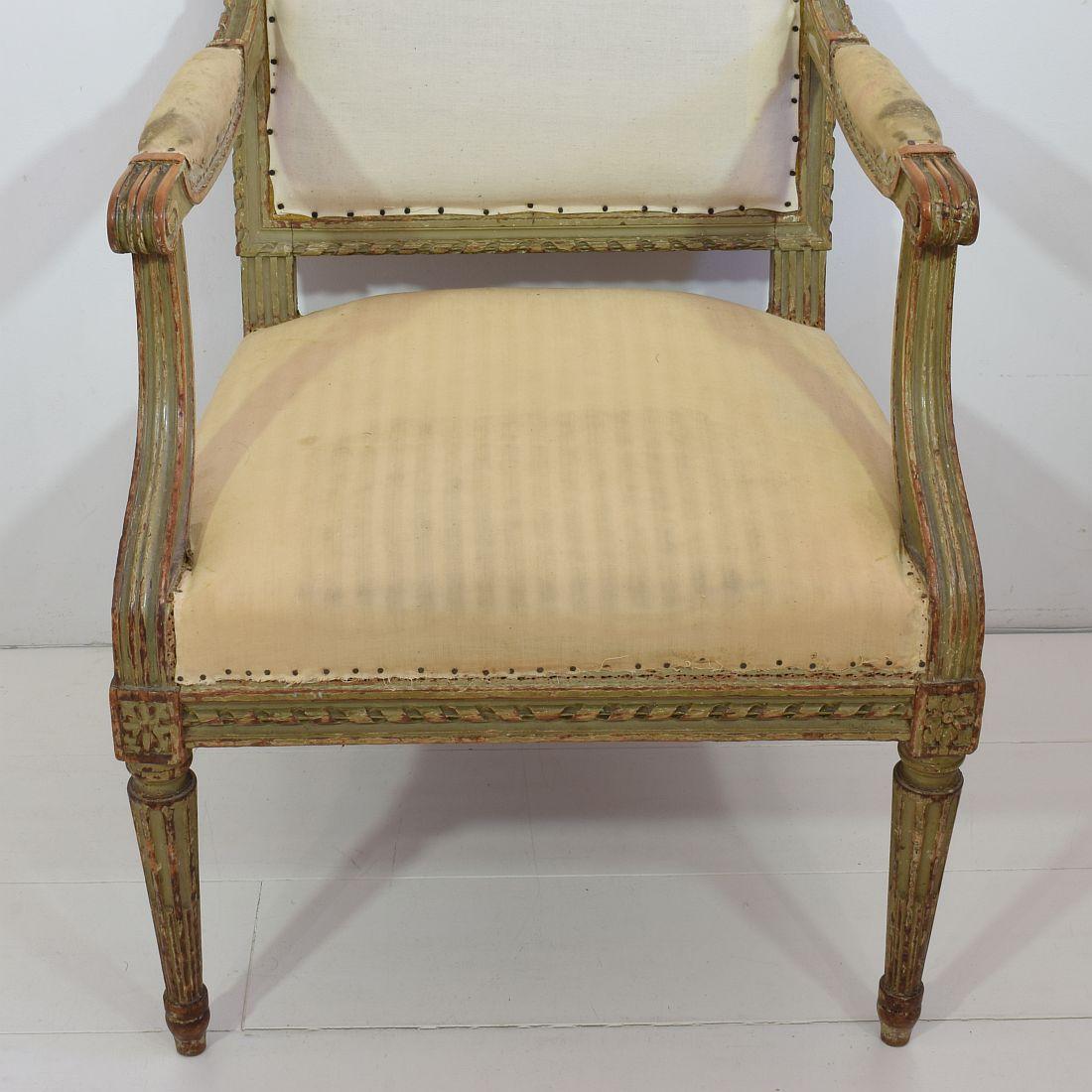 Pair of 19th Century French Louis XVI Style Armchairs 15