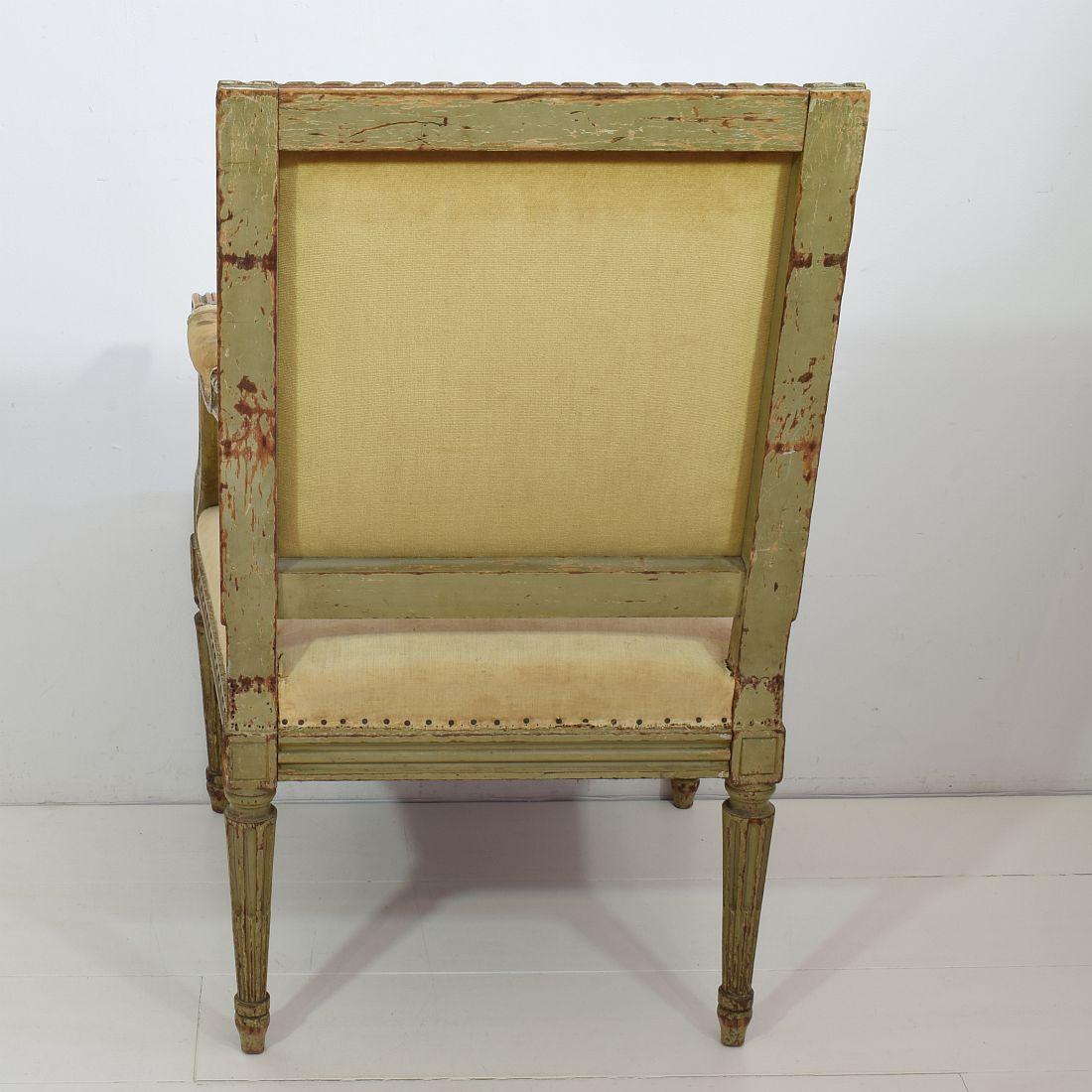 Pair of 19th Century French Louis XVI Style Armchairs 2