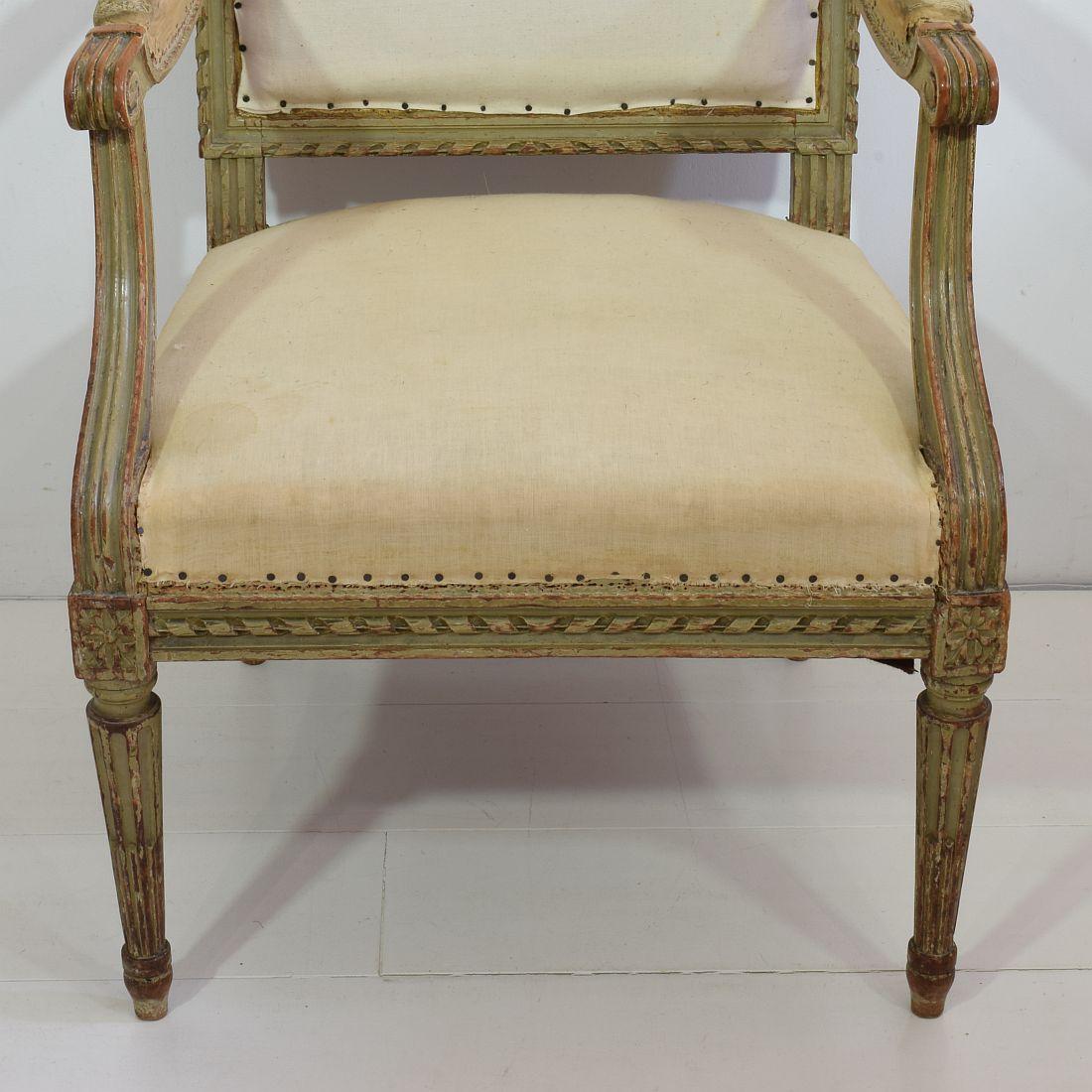 Pair of 19th Century French Louis XVI Style Armchairs 5