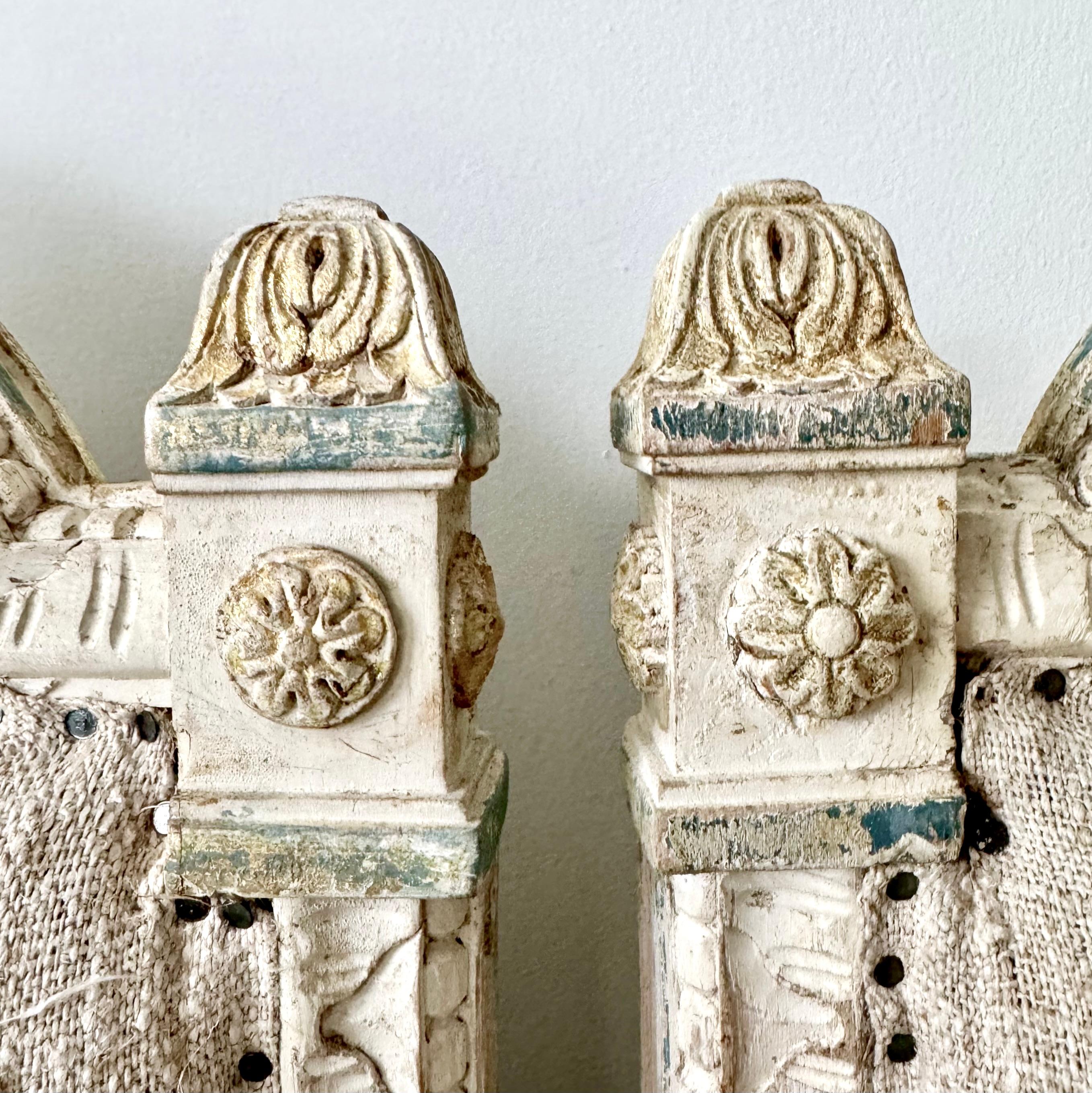 Pair of 19th Century French Louis XVI Style Bergères 6