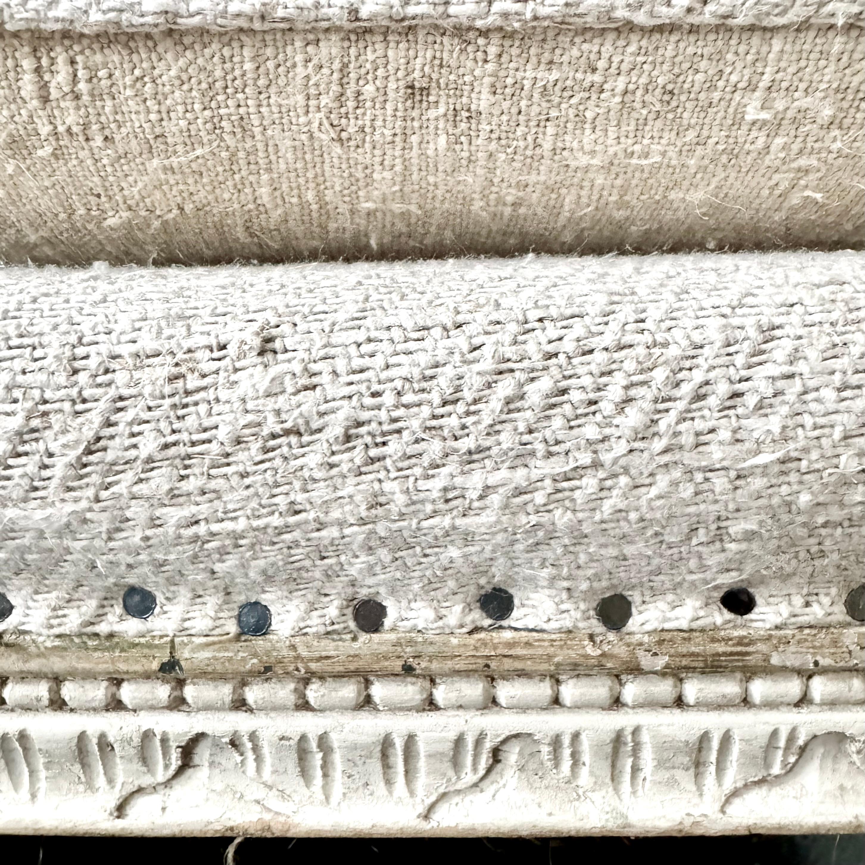 Pair of 19th Century French Louis XVI Style Bergères 9