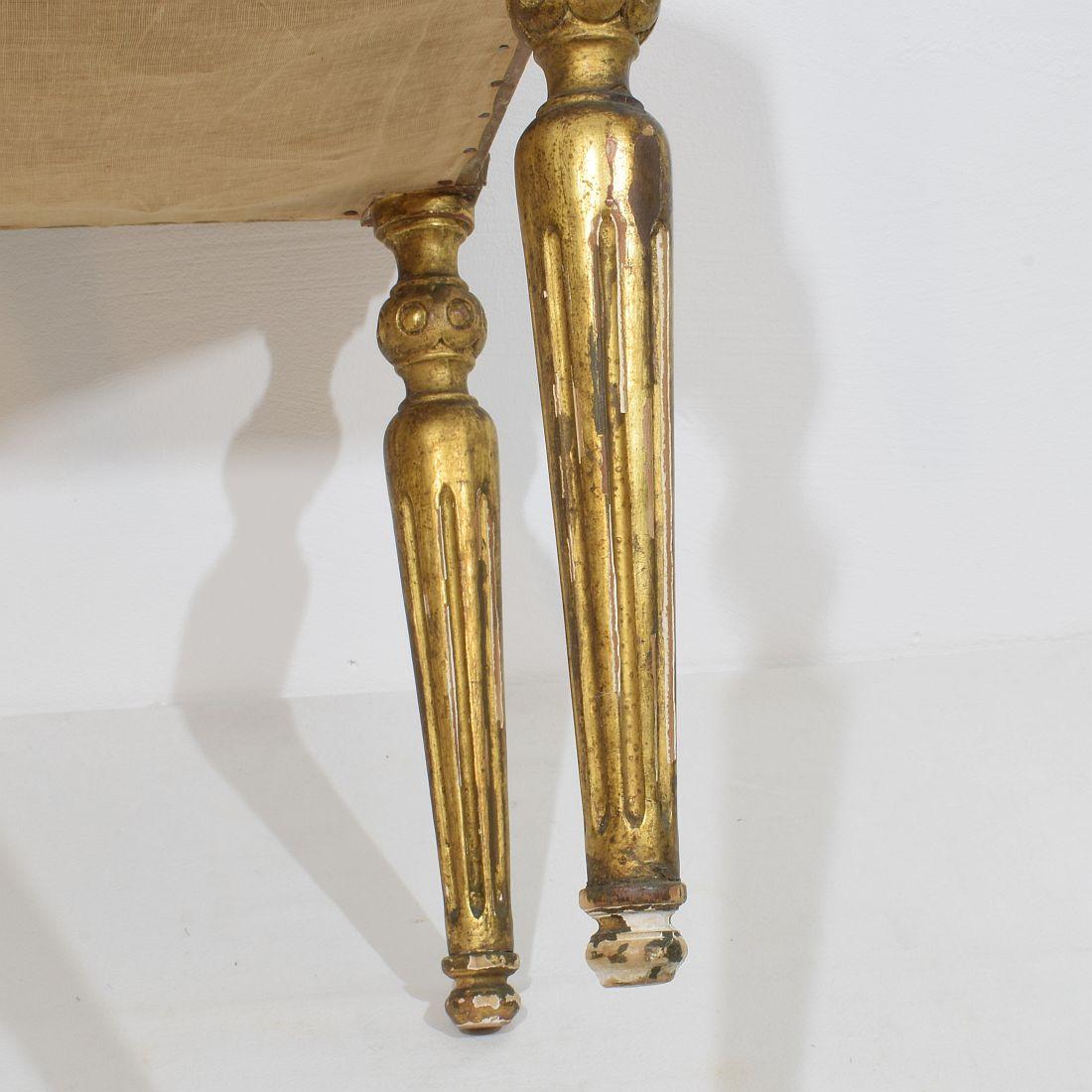 Pair of 19th Century French Louis XVI Style Carved Stools or Tabourets 6