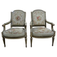 Pair Of 19th Century French Louis XVI Style Chairs
