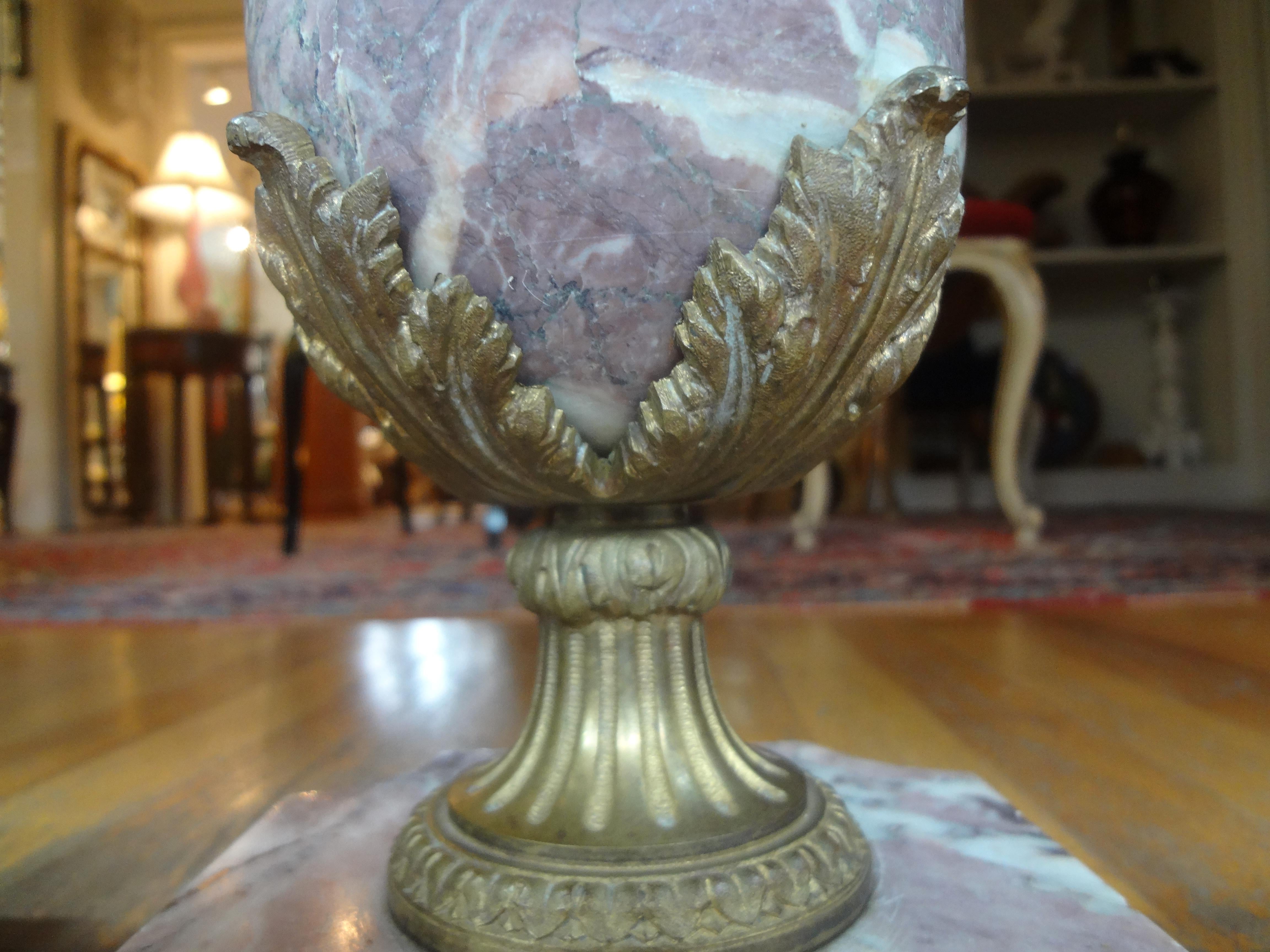 Pair of 19th Century French Louis XVI Style Marble Urns or Cassolettes 4