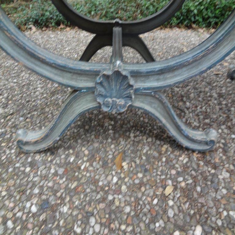 Pair of 19th Century French Louis XVI Style Painted Benches In Good Condition In Houston, TX