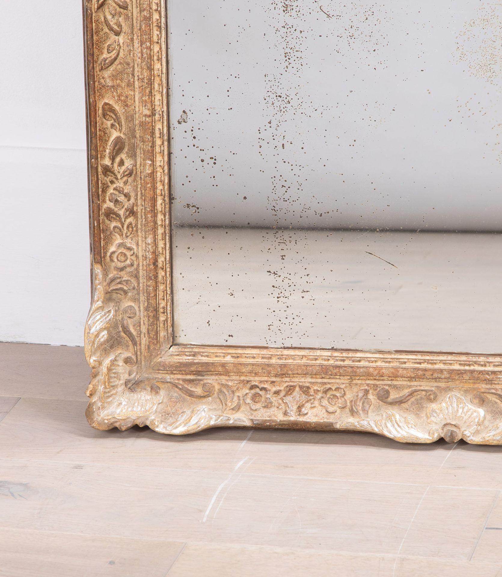Gesso Coppia di specchi francesi del XIX secolo in vendita