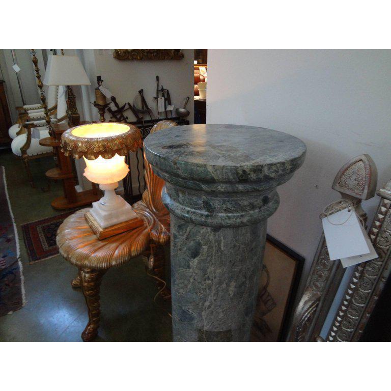 Pair of 19th Century French Neoclassical Style Marble Pedestals 3