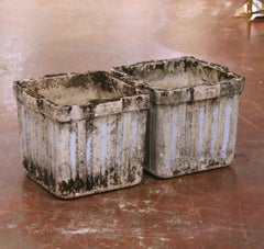 Pair of 19th Century French Normandy Cast Stone Garden Planters