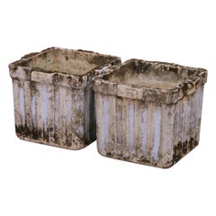 Pair of 19th Century French Normandy Cast Stone Garden Planters