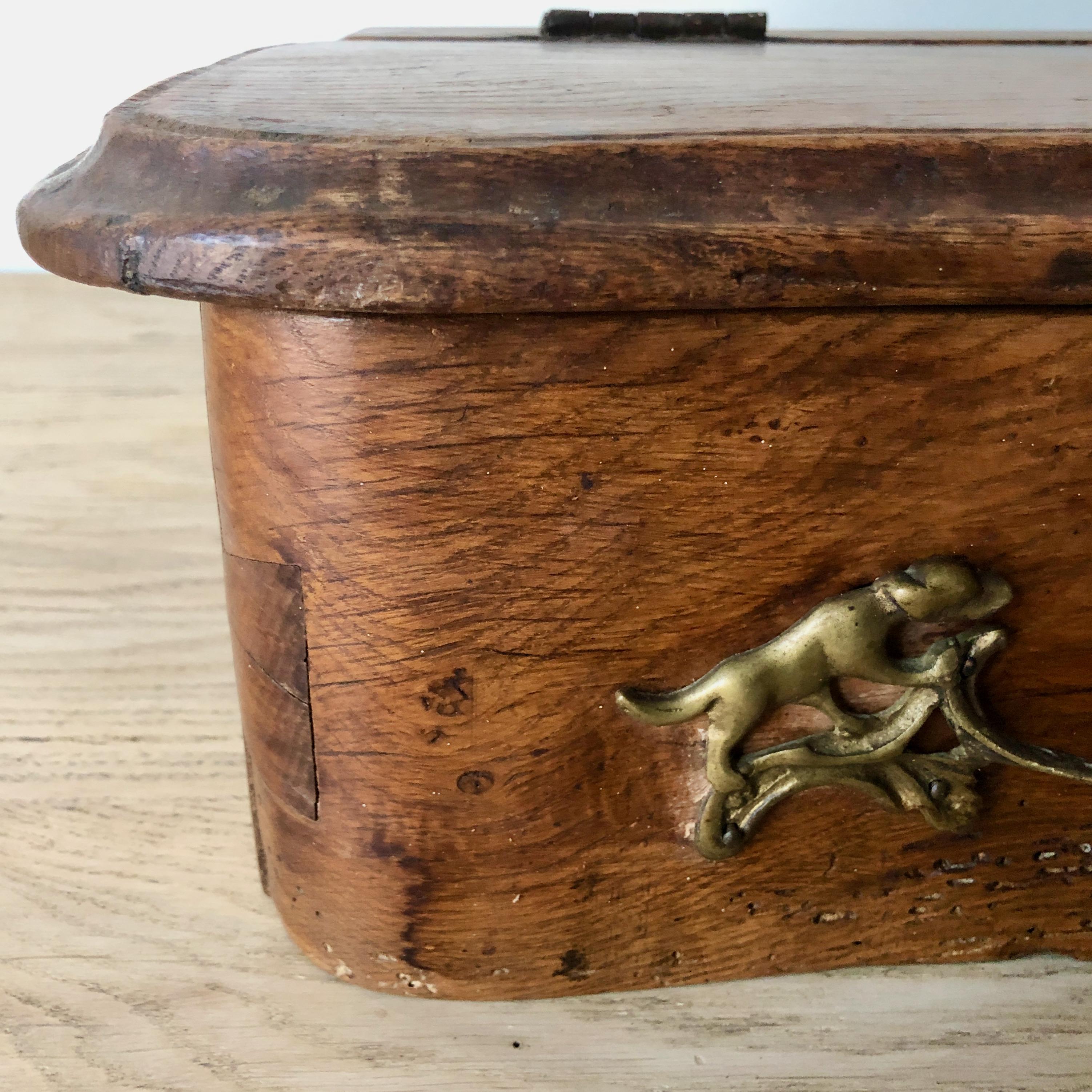 Coppia di cassette per valletti in Oak francese del XIX secolo in vendita 4