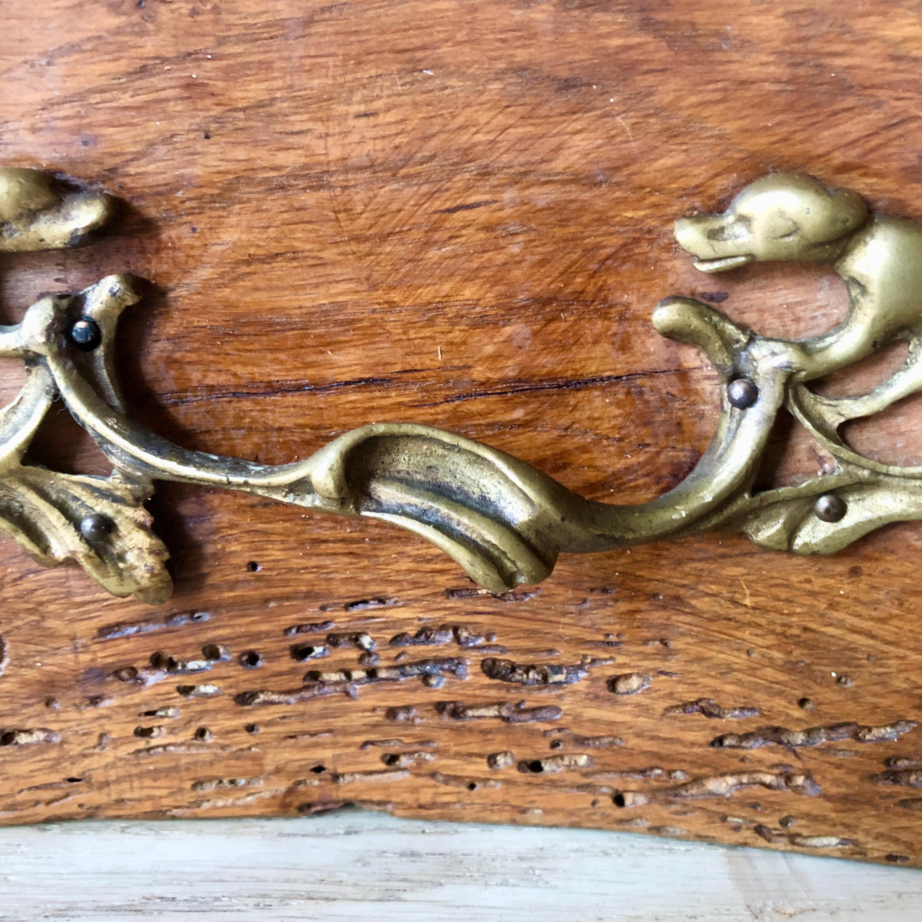 Coppia di cassette per valletti in Oak francese del XIX secolo in vendita 7
