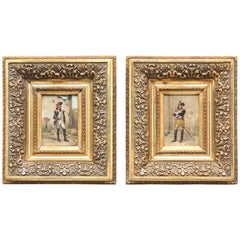Pair of 19th Century French Oil Paintings