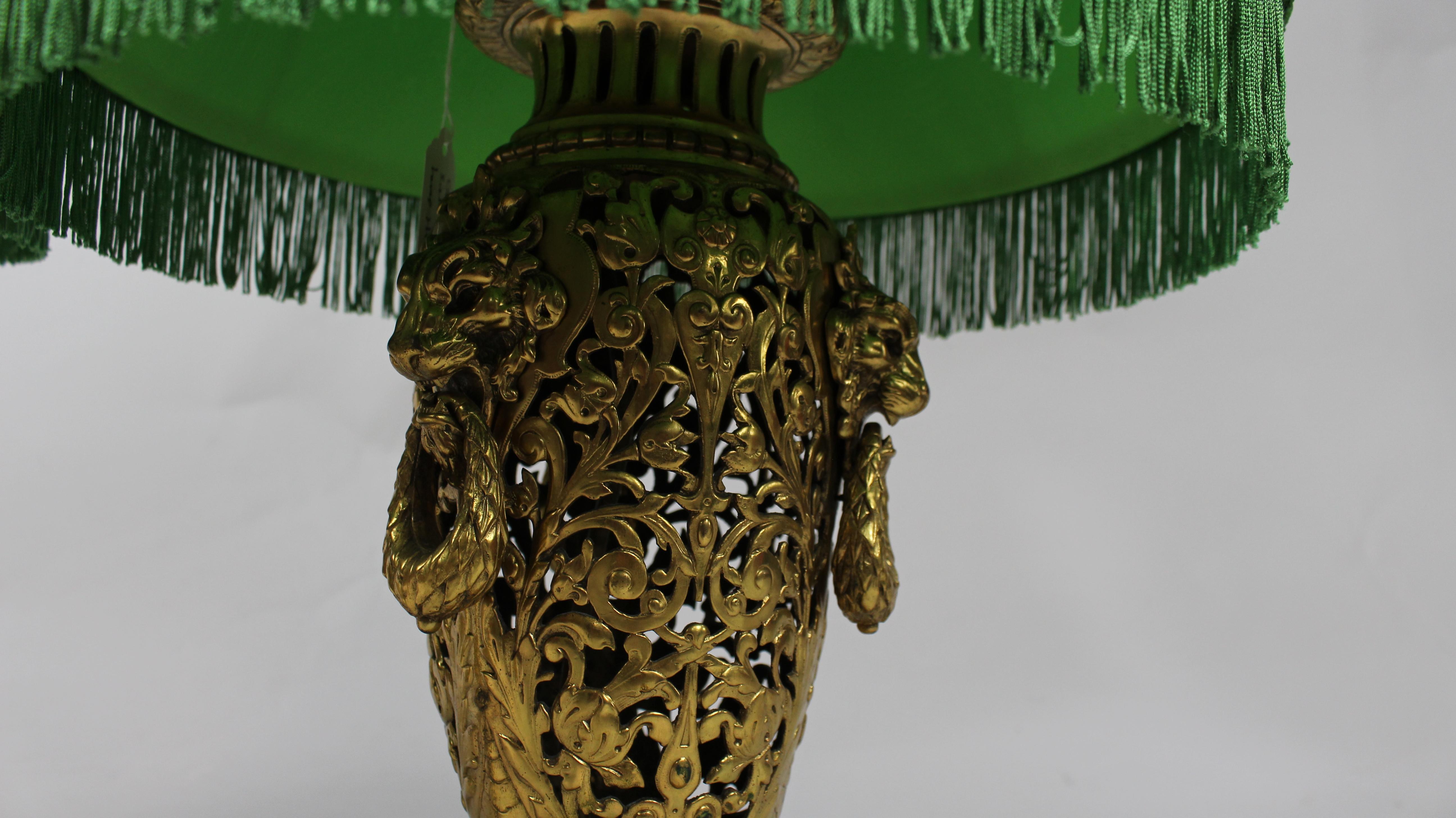 Pair of 19th Century French Ormolu Table Lamps For Sale 12