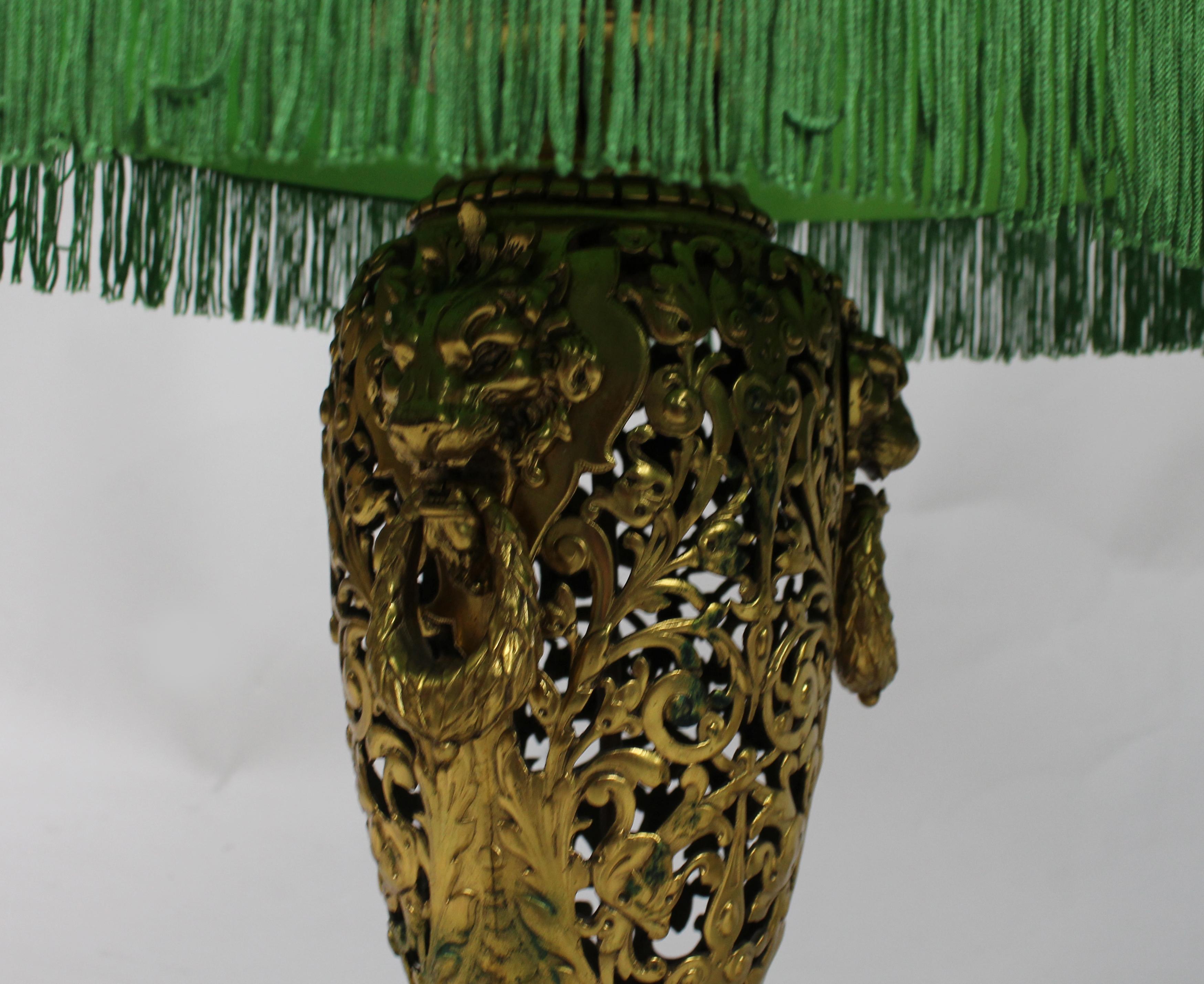 Pair of 19th Century French Ormolu Table Lamps For Sale 15