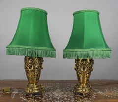 Pair of 19th Century French Ormolu Table Lamps