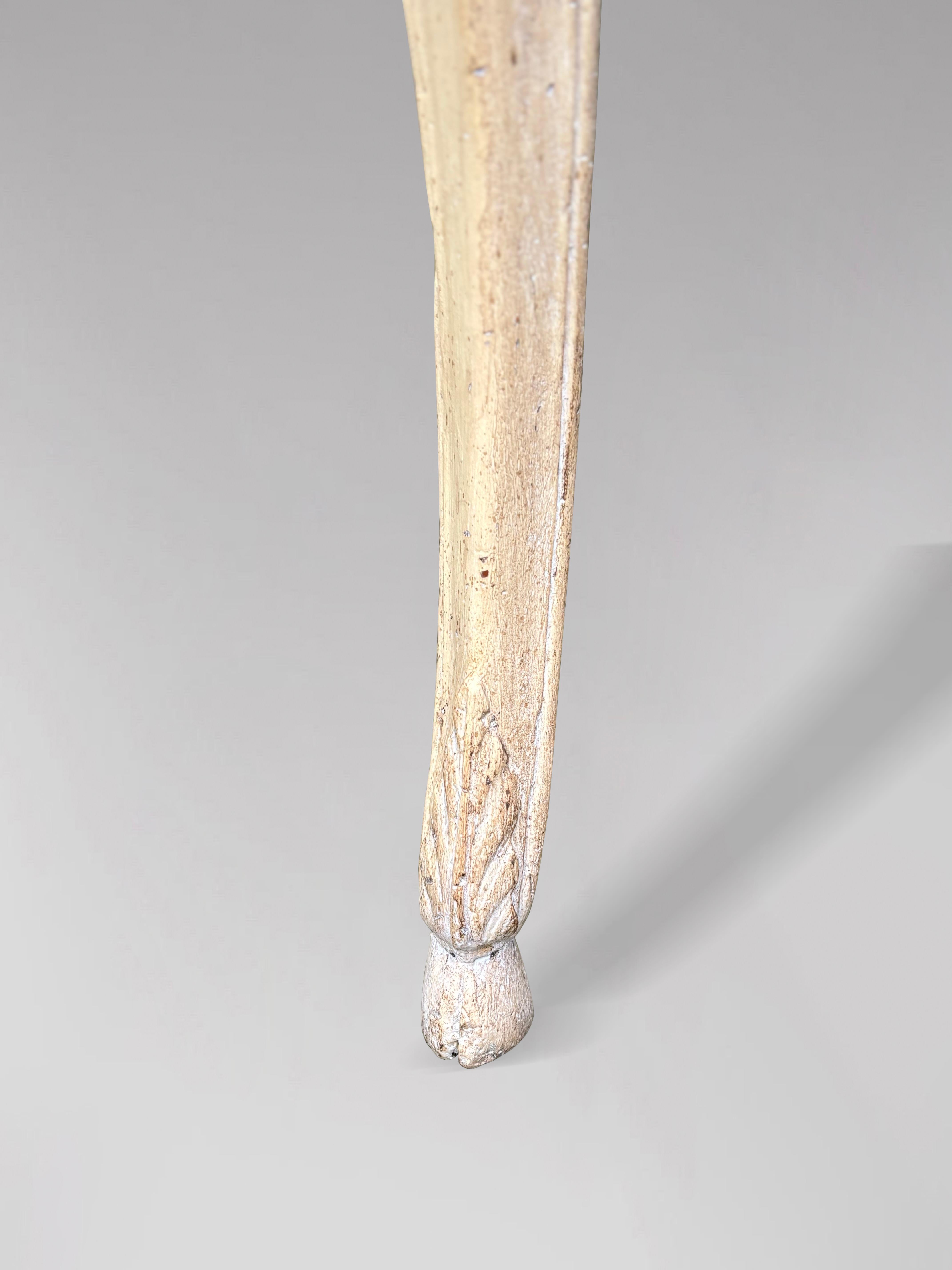 Pair of 19th Century French Painted Console Tables 4