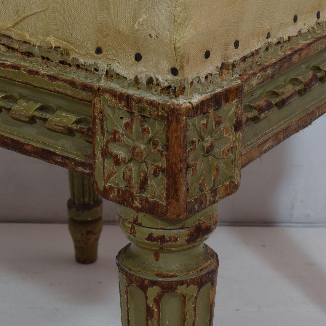 Pair of 19th Century French Painted Louis XVI Style Side Chairs 14