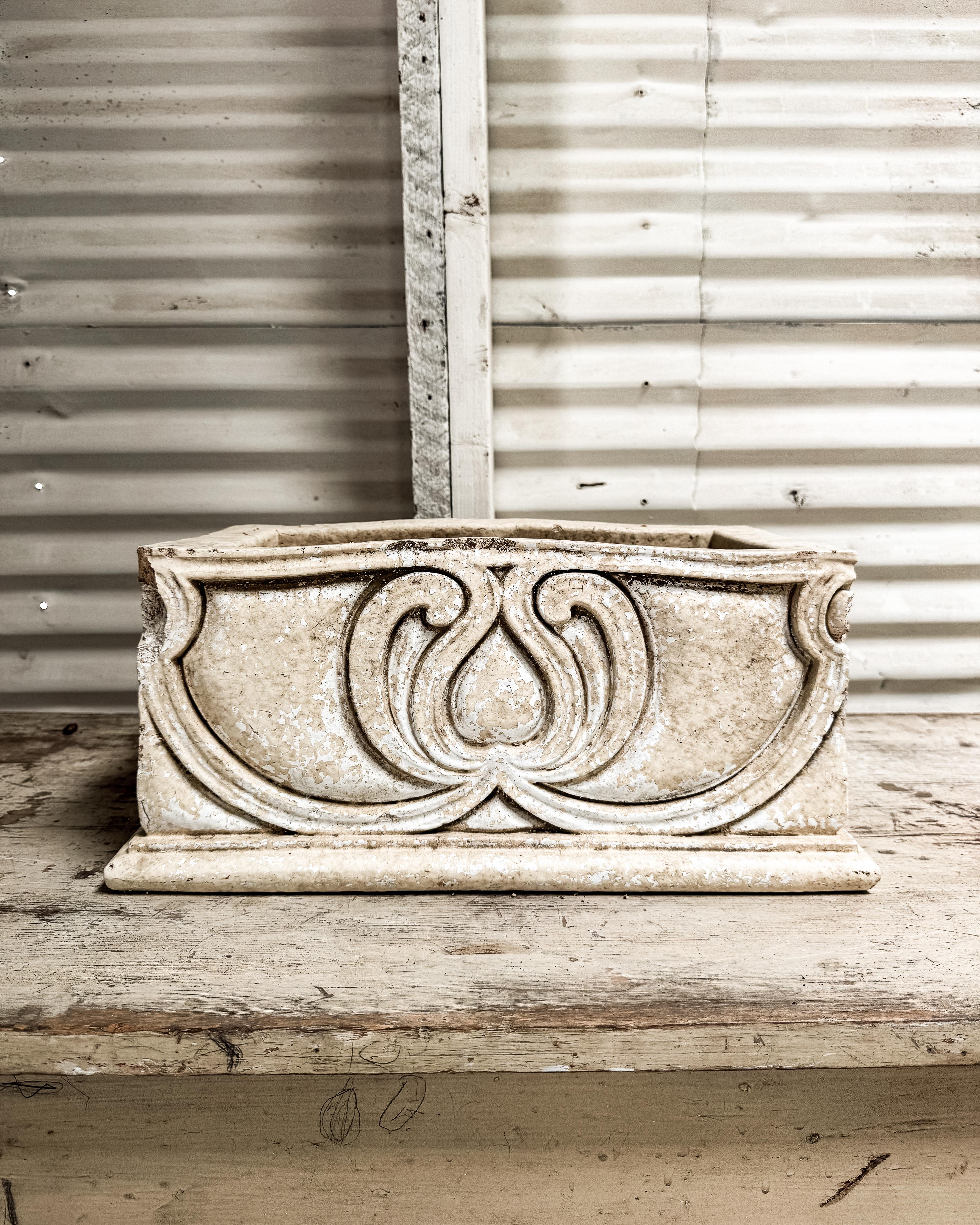 Pair of 19th Century French Rectangular Planters For Sale 13