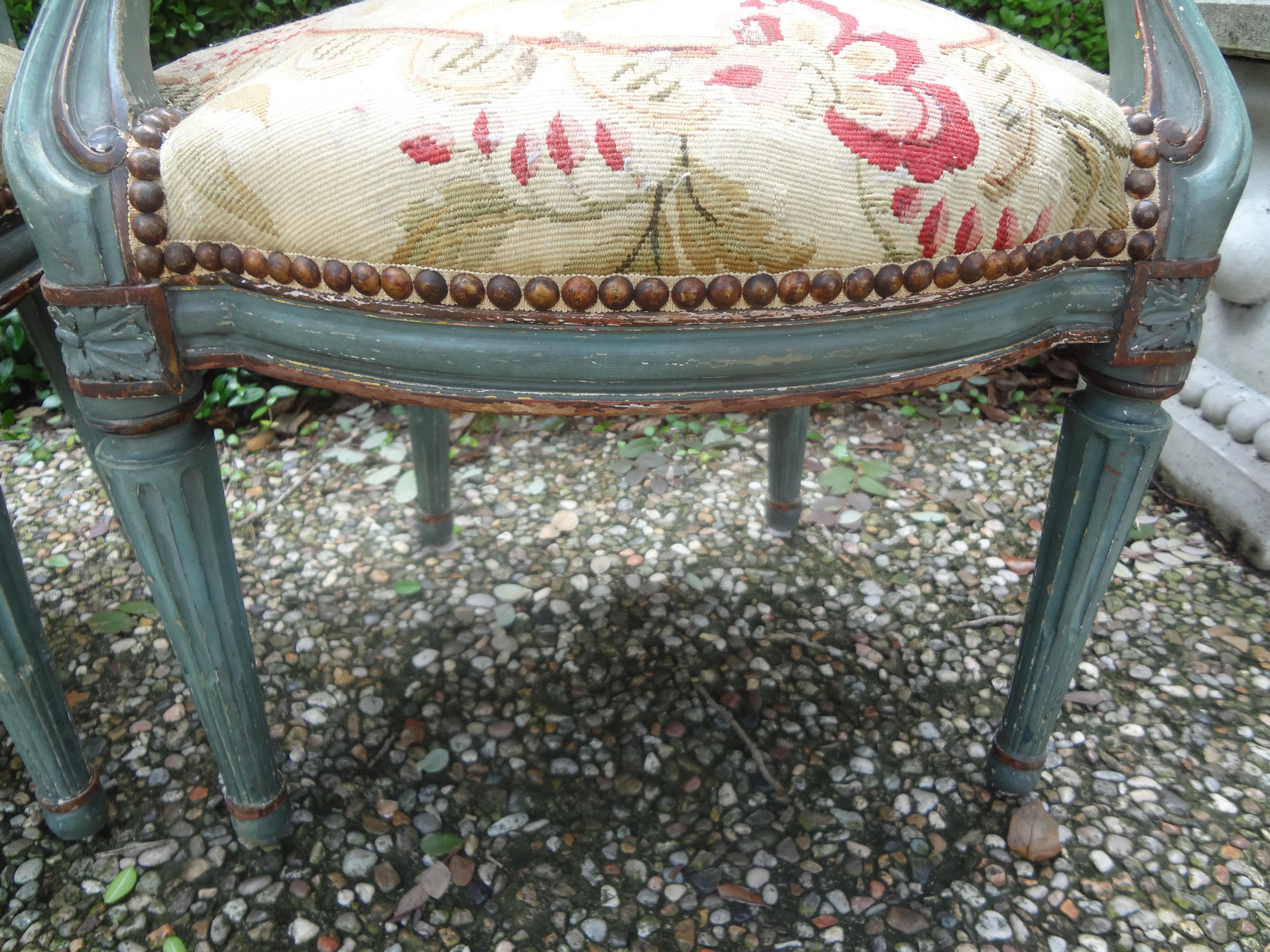 Pair of 19th Century French Régence Style Children's Chairs For Sale 6