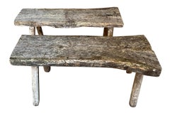 Pair Of 19th Century French Rustic Benches