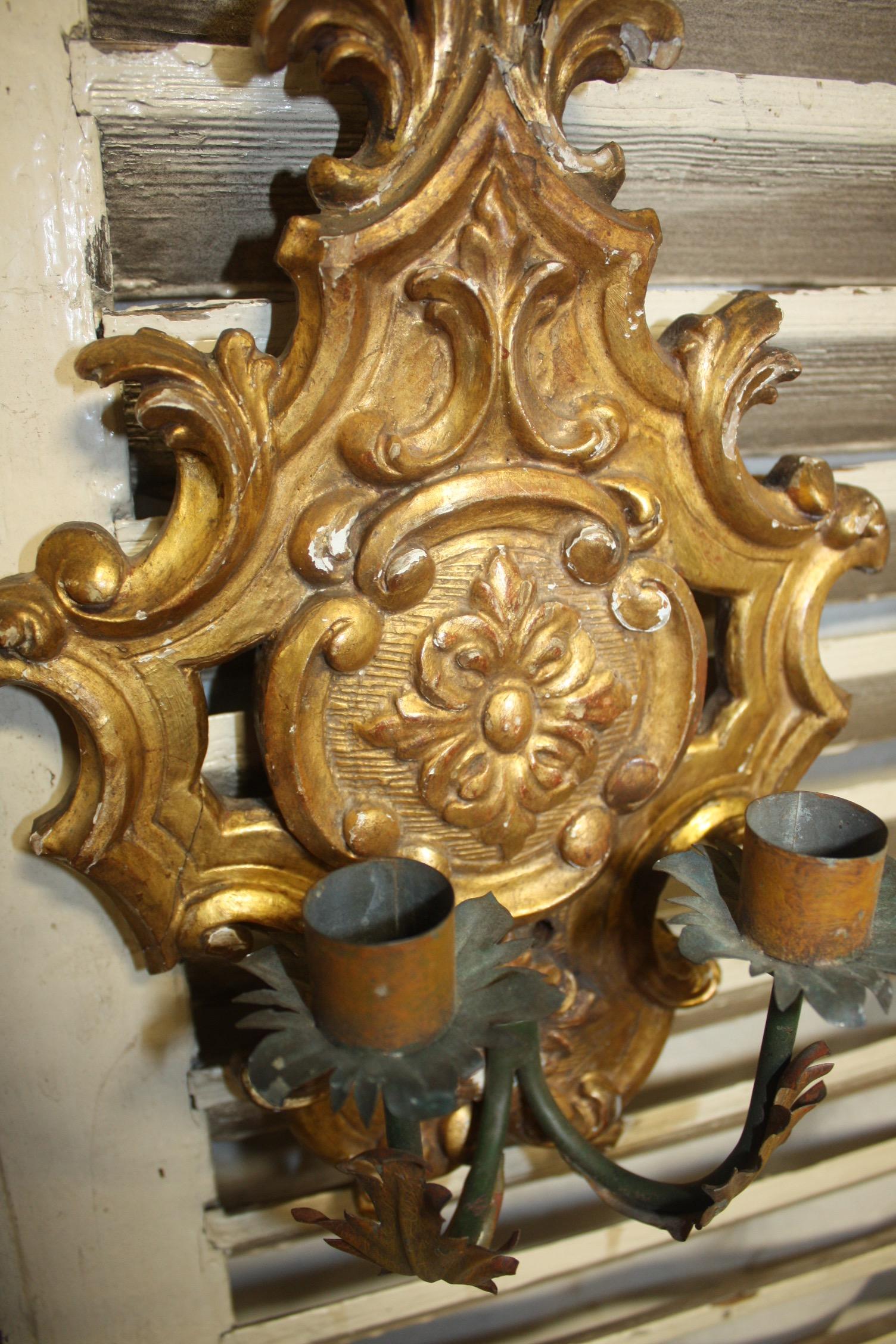 Pair of 19th Century French Sconces 5