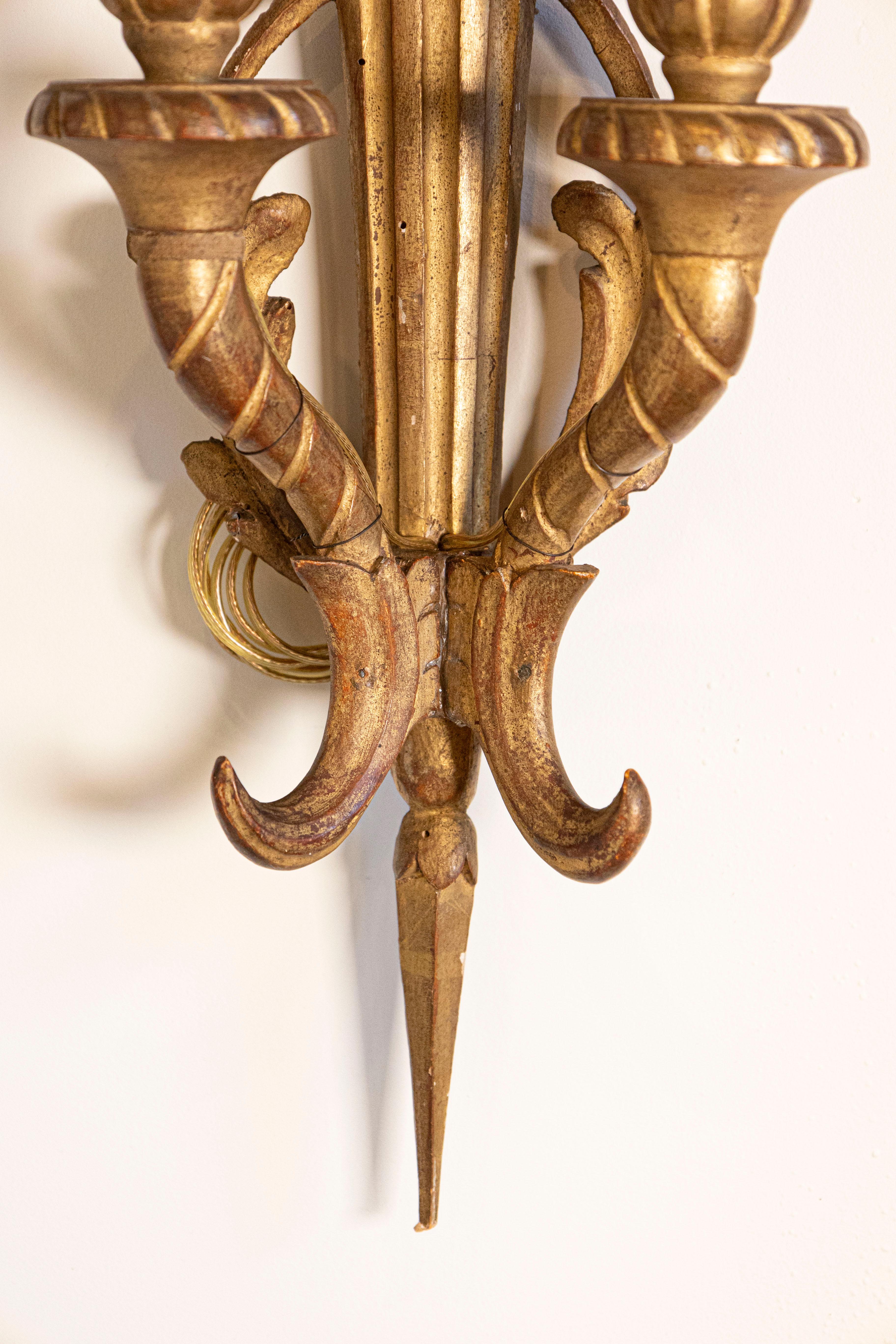 Coppia di applique francesi del XIX secolo In condizioni buone in vendita a Atlanta, GA