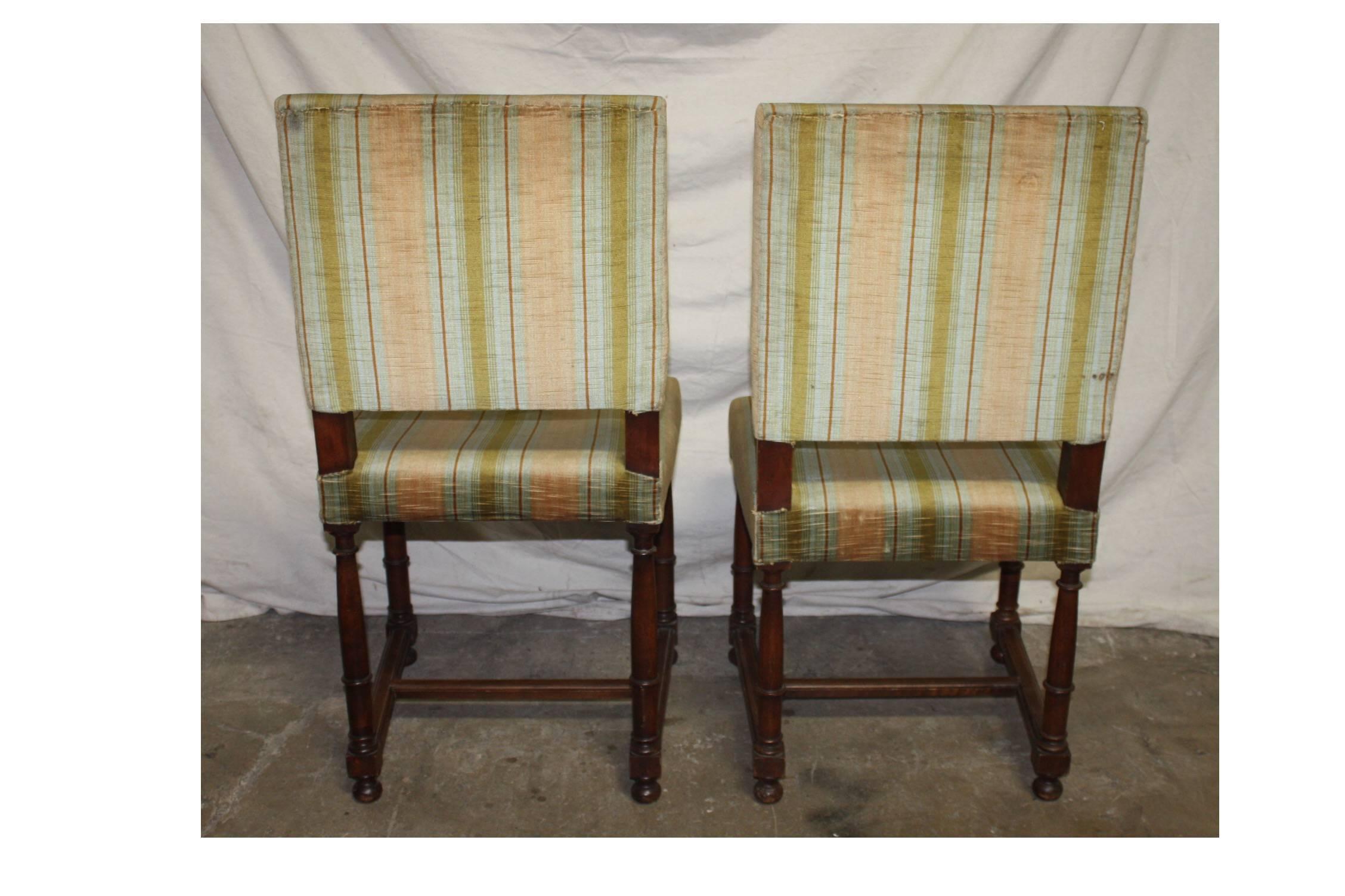 Pair of 19th Century French Side Chairs 1