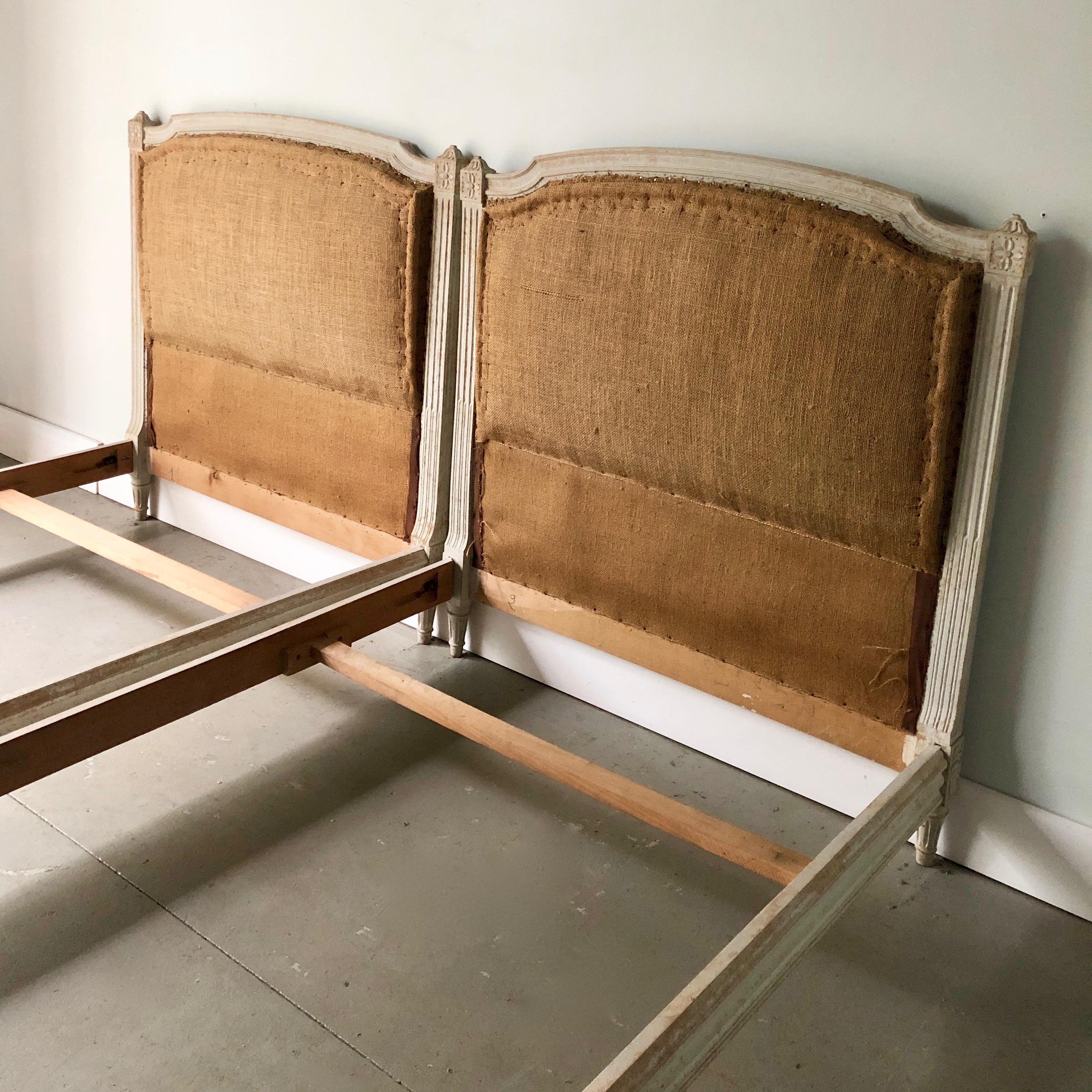 Louis XVI Pair of 19th Century French Single Beds