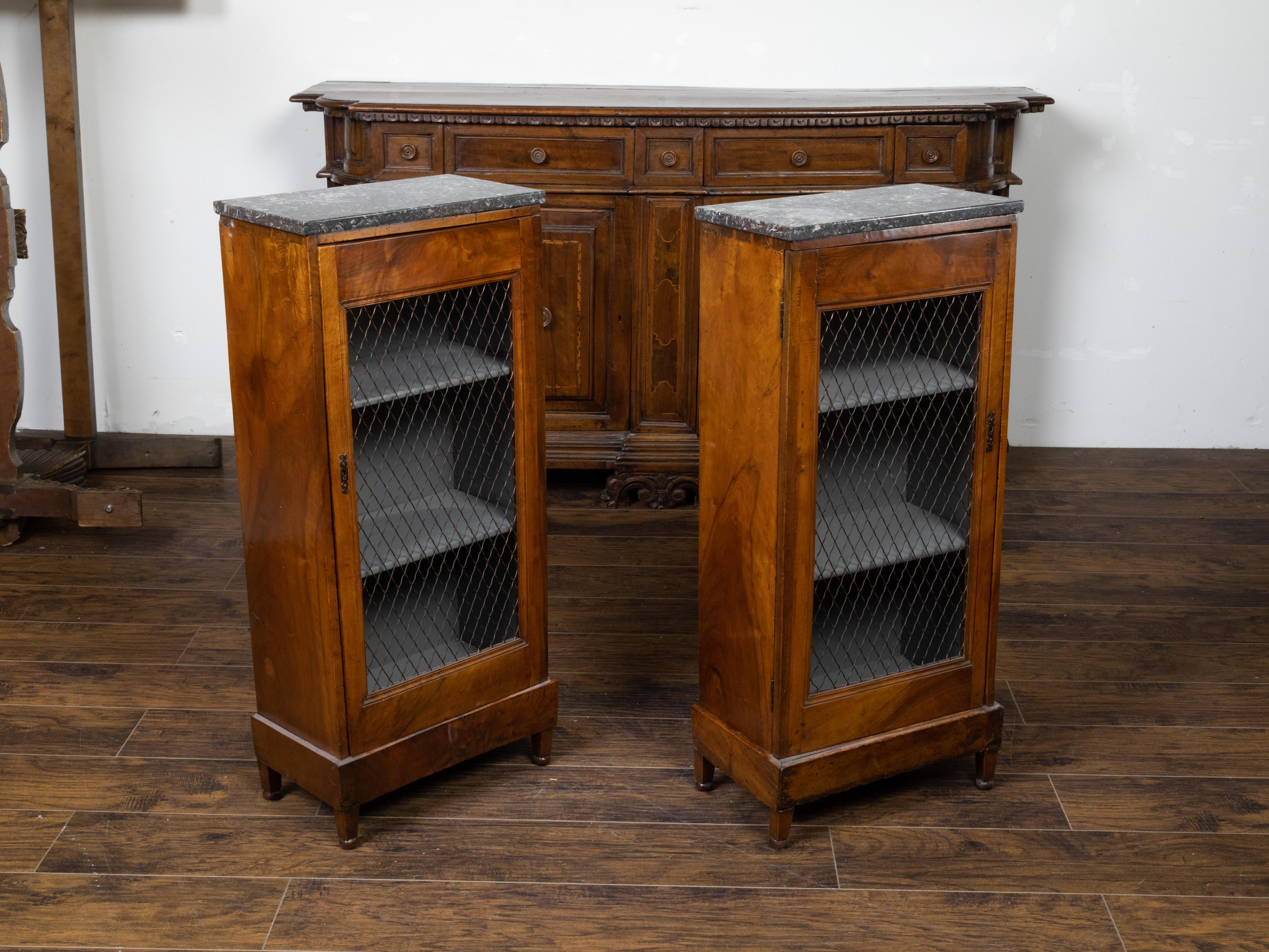 chicken wire cabinets