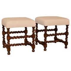 Pair of 19th Century French Stools