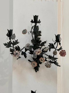 Pair of 19th Century French tole sconces