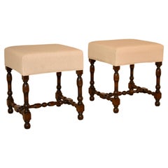 Pair of 19th Century French Turned Stools