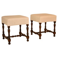 Pair of 19th Century French Turned Stools